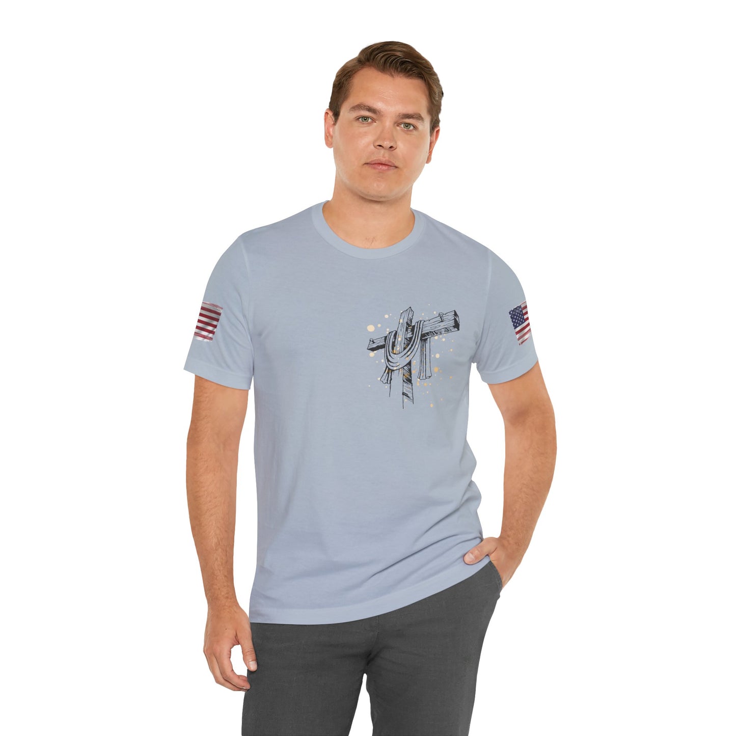 Patriotic USA Graphic T-Shirt β Unisex Red, White & Blue Tee | Independence Day, Memorial Day, Veteran Gift | Summer Americana Shirt