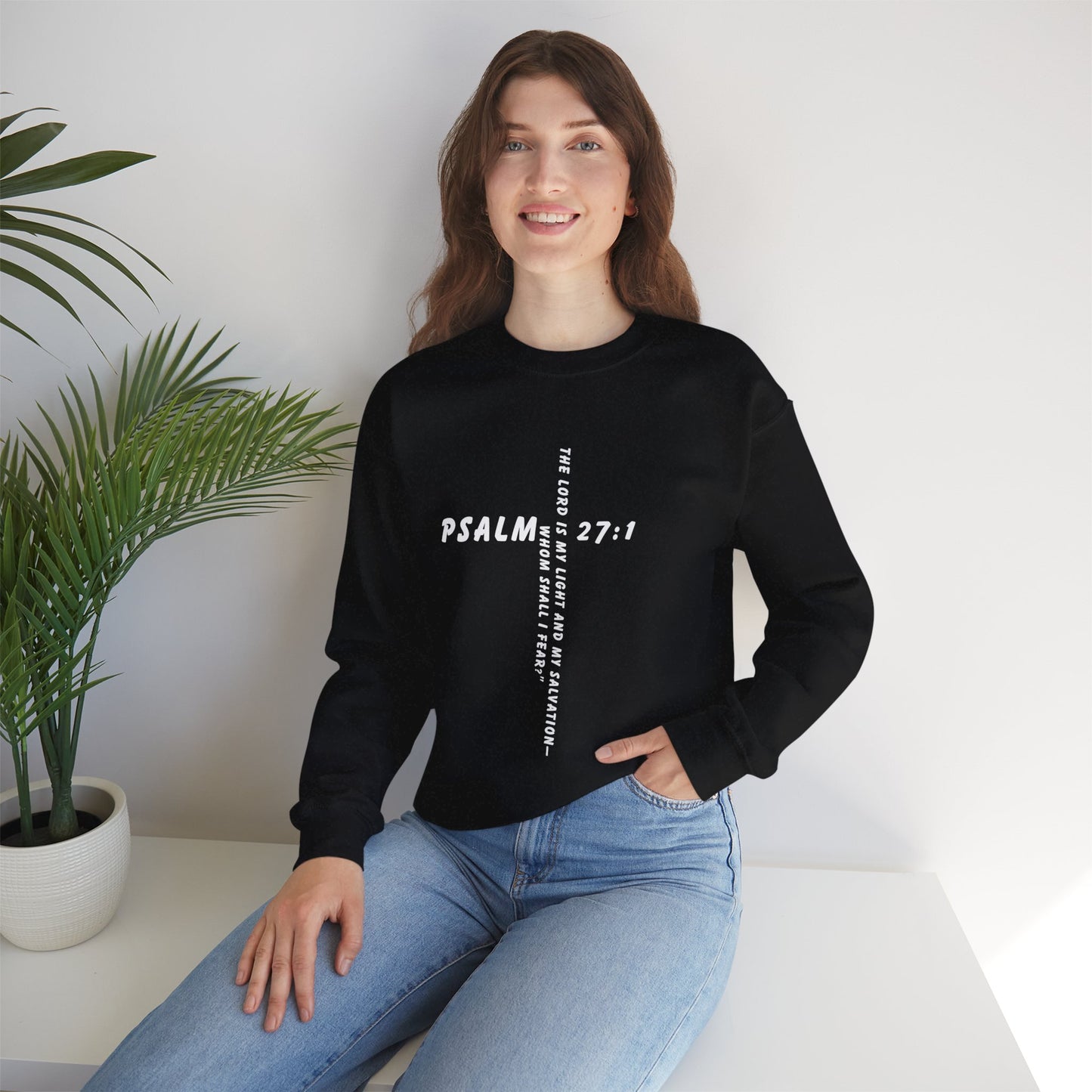 Manifesting Faith Crewneck Sweatshirt – Unisex Christian Comfort Wear | Inspirational Spiritual Gift | Cozy Faith-Based Loungewear