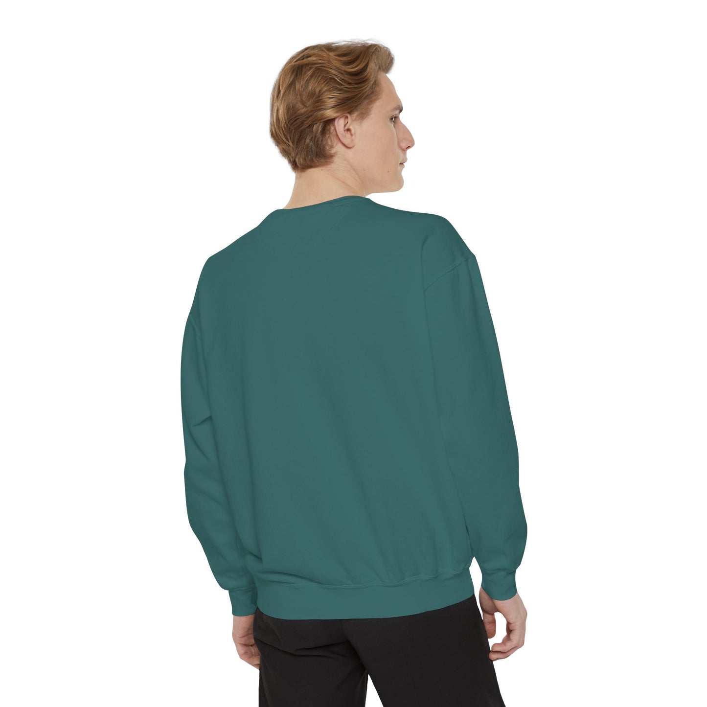 Positive Garment-Dyed Sweatshirt - Inspirational Motivational Jumper Cozy Crewneck