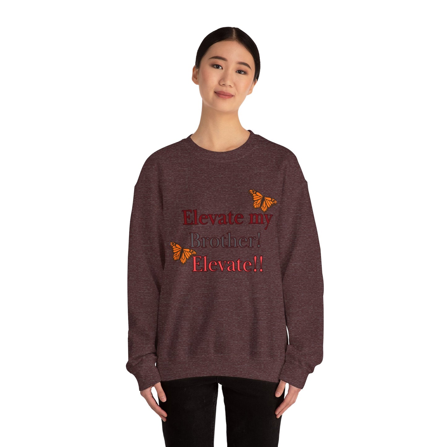 Butterfly Crewneck Sweatshirt - Unisex Inspirational Wear