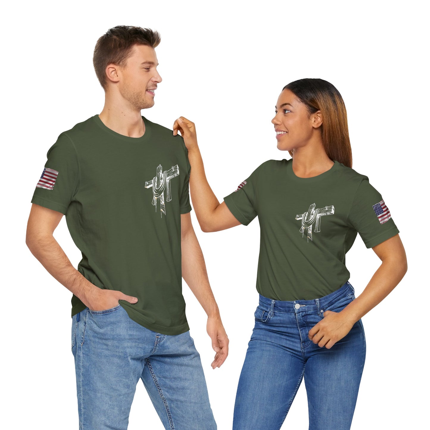 Patriotic USA Graphic T-Shirt β Unisex Red, White & Blue Tee | Independence Day, Memorial Day, Veteran Gift | Summer Americana Shirt