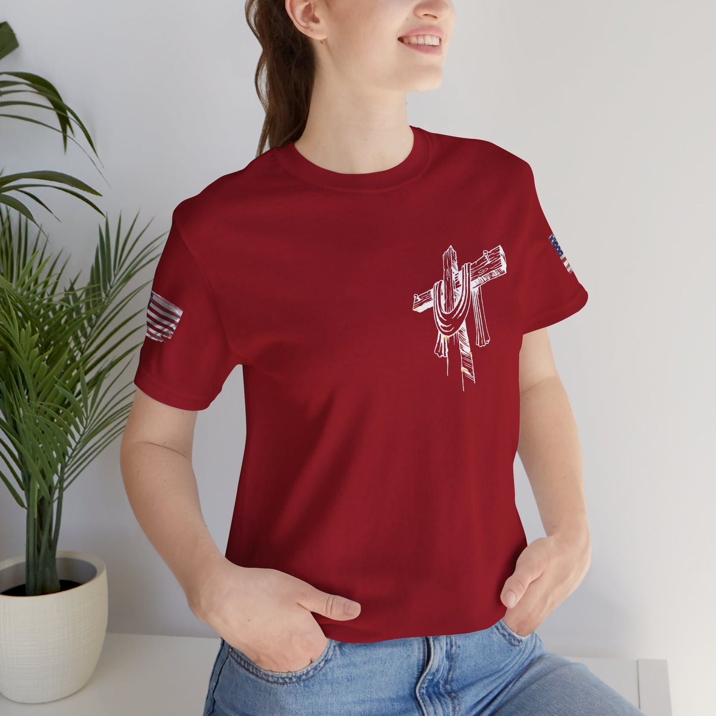 Patriotic USA Graphic T-Shirt β Unisex Red, White & Blue Tee | Independence Day, Memorial Day, Veteran Gift | Summer Americana Shirt