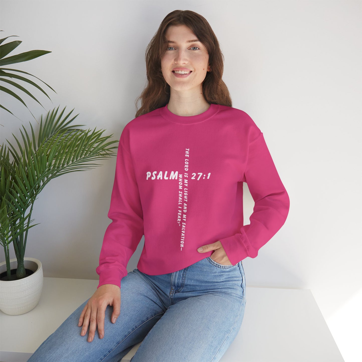 Manifesting Faith Crewneck Sweatshirt – Unisex Christian Comfort Wear | Inspirational Spiritual Gift | Cozy Faith-Based Loungewear