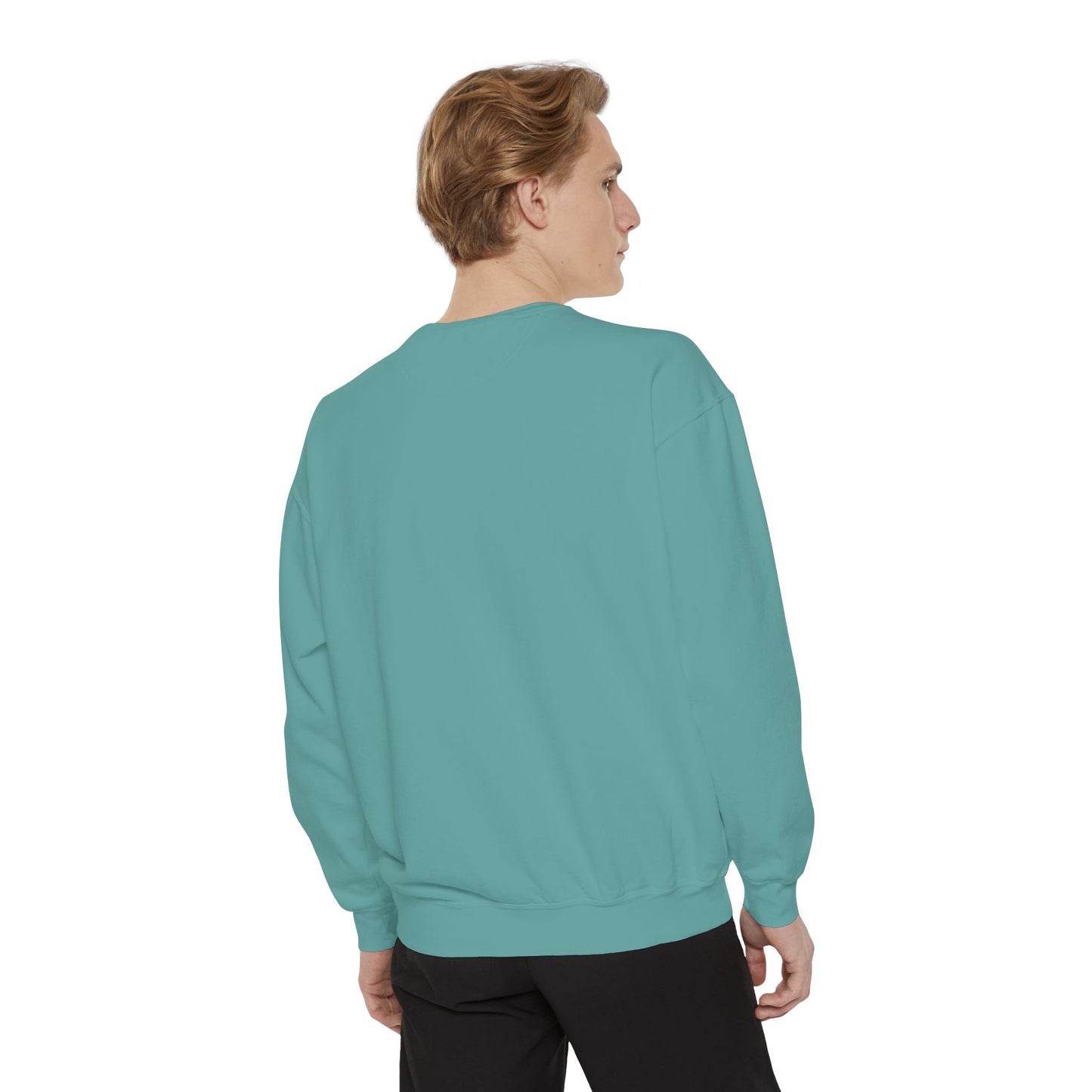 Positive Garment-Dyed Sweatshirt - Inspirational Motivational Jumper Cozy Crewneck