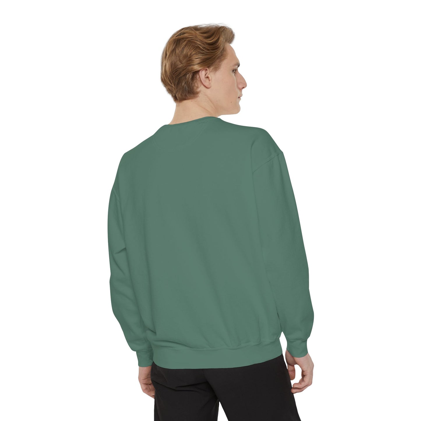 Positive Garment-Dyed Sweatshirt - Inspirational Motivational Jumper Cozy Crewneck