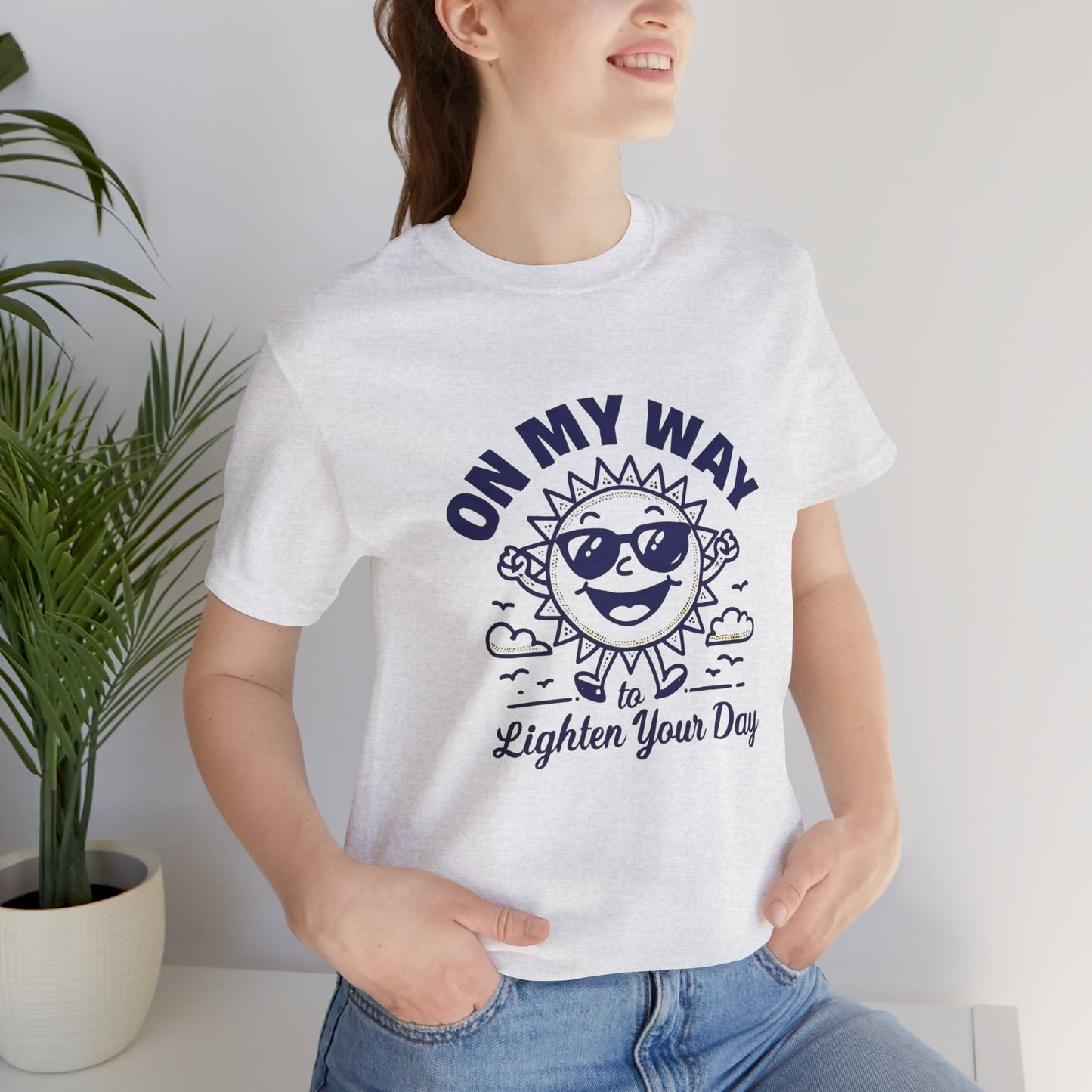 Sunny Vibes T-Shirt – Unisex Graphic Tee for Summer | Funny Casual Shirt, Gift for Friends, Positive Mood Tee