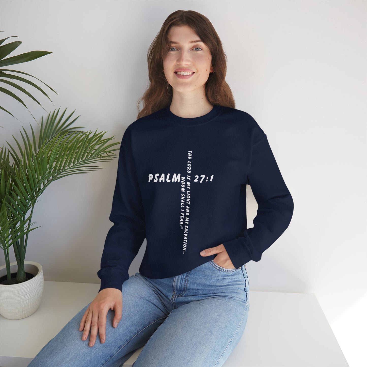 Manifesting Faith Crewneck Sweatshirt – Unisex Christian Comfort Wear | Inspirational Spiritual Gift | Cozy Faith-Based Loungewear