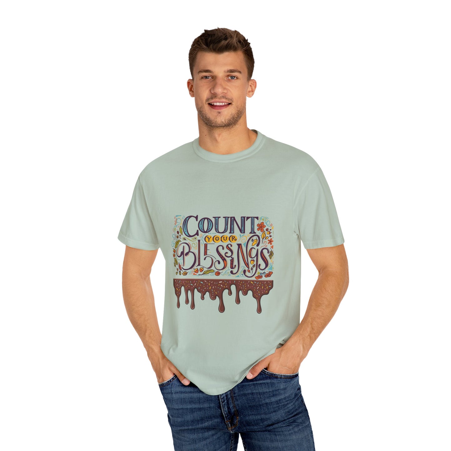 Count Your Blessings T-Shirt, Inspirational Tee, Unisex Shirt for Gifts, Faith-based apparel, Casual Wear, Everyday Style