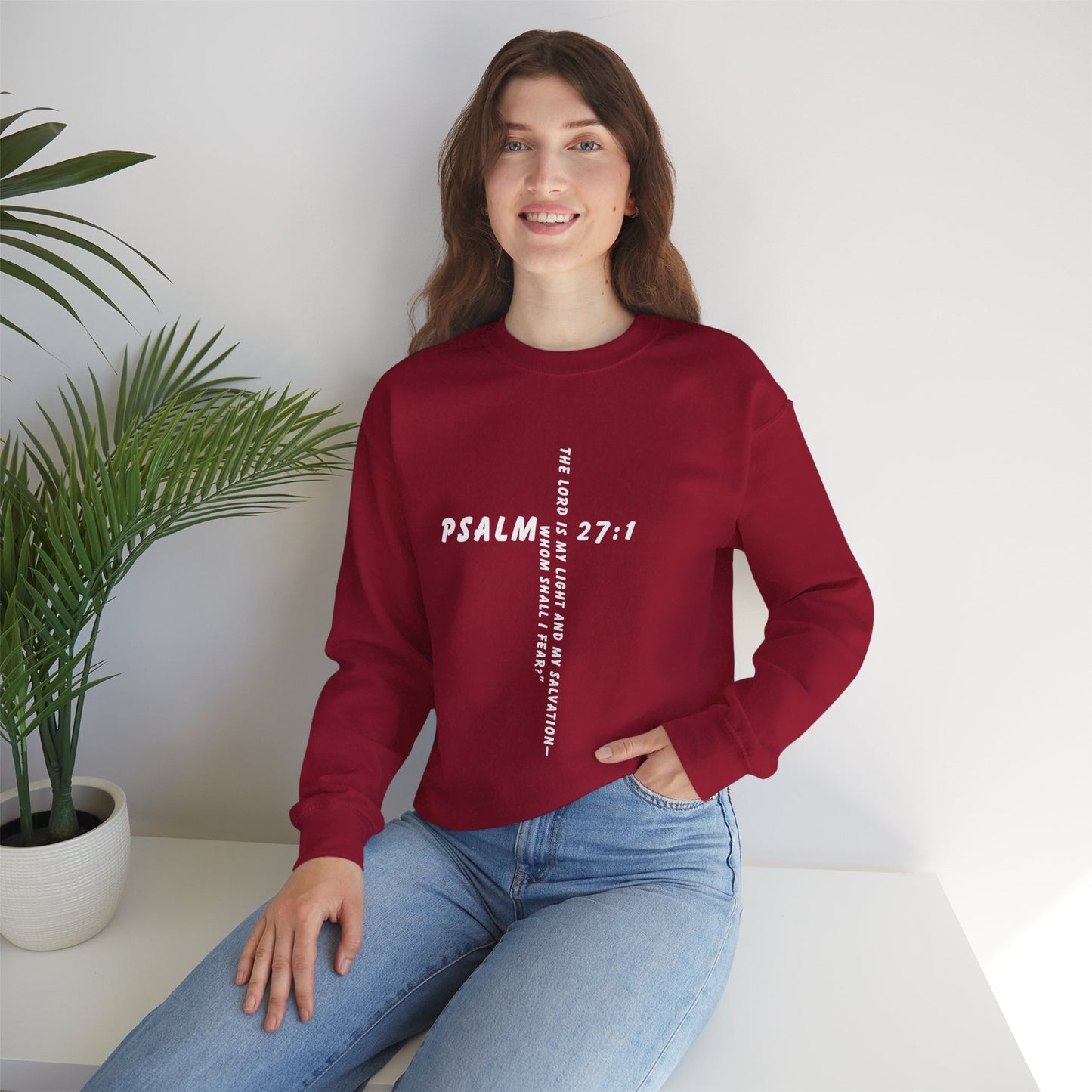 Manifesting Faith Crewneck Sweatshirt – Unisex Christian Comfort Wear | Inspirational Spiritual Gift | Cozy Faith-Based Loungewear