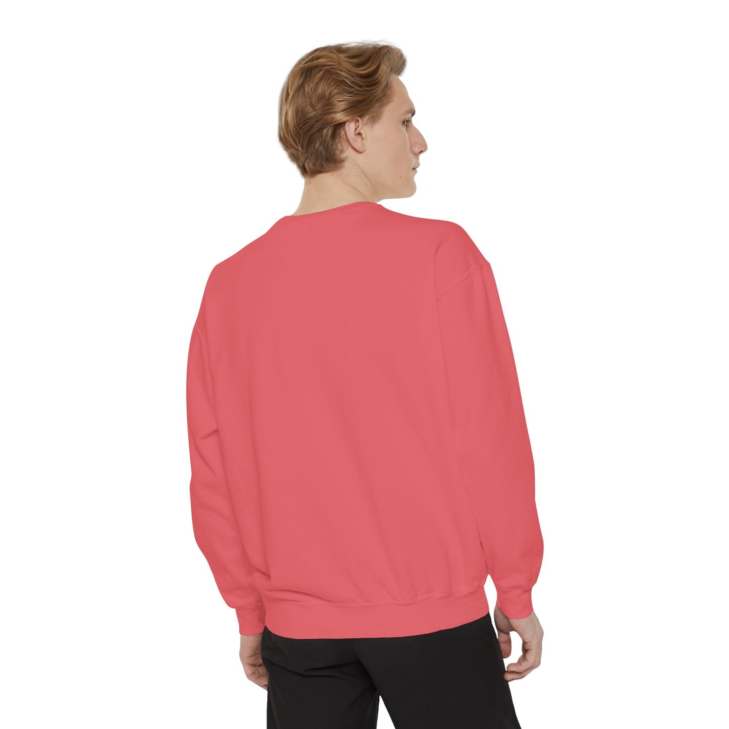 Positive Garment-Dyed Sweatshirt - Inspirational Motivational Jumper Cozy Crewneck