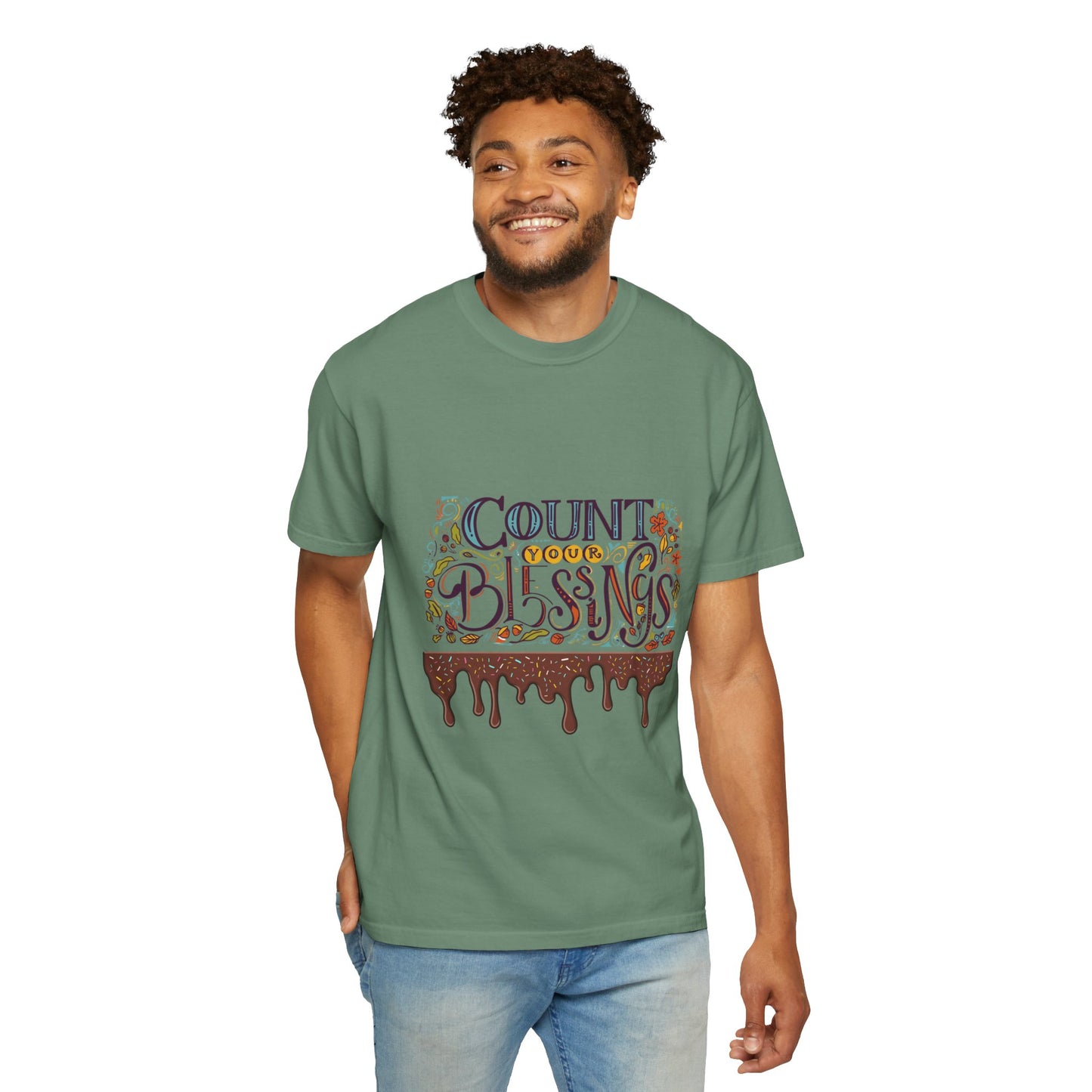 Count Your Blessings T-Shirt, Inspirational Tee, Unisex Shirt for Gifts, Faith-based apparel, Casual Wear, Everyday Style