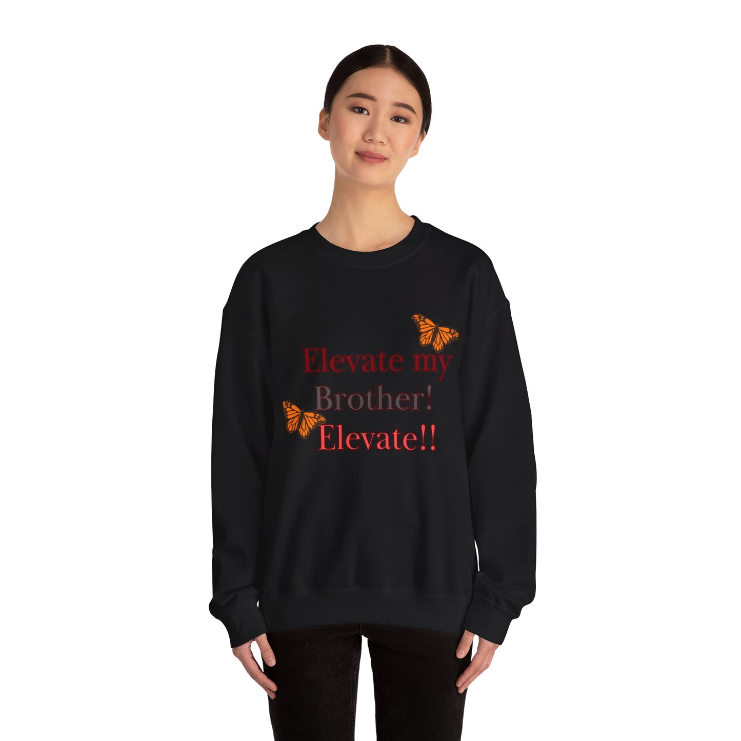 Butterfly Crewneck Sweatshirt - Unisex Inspirational Wear