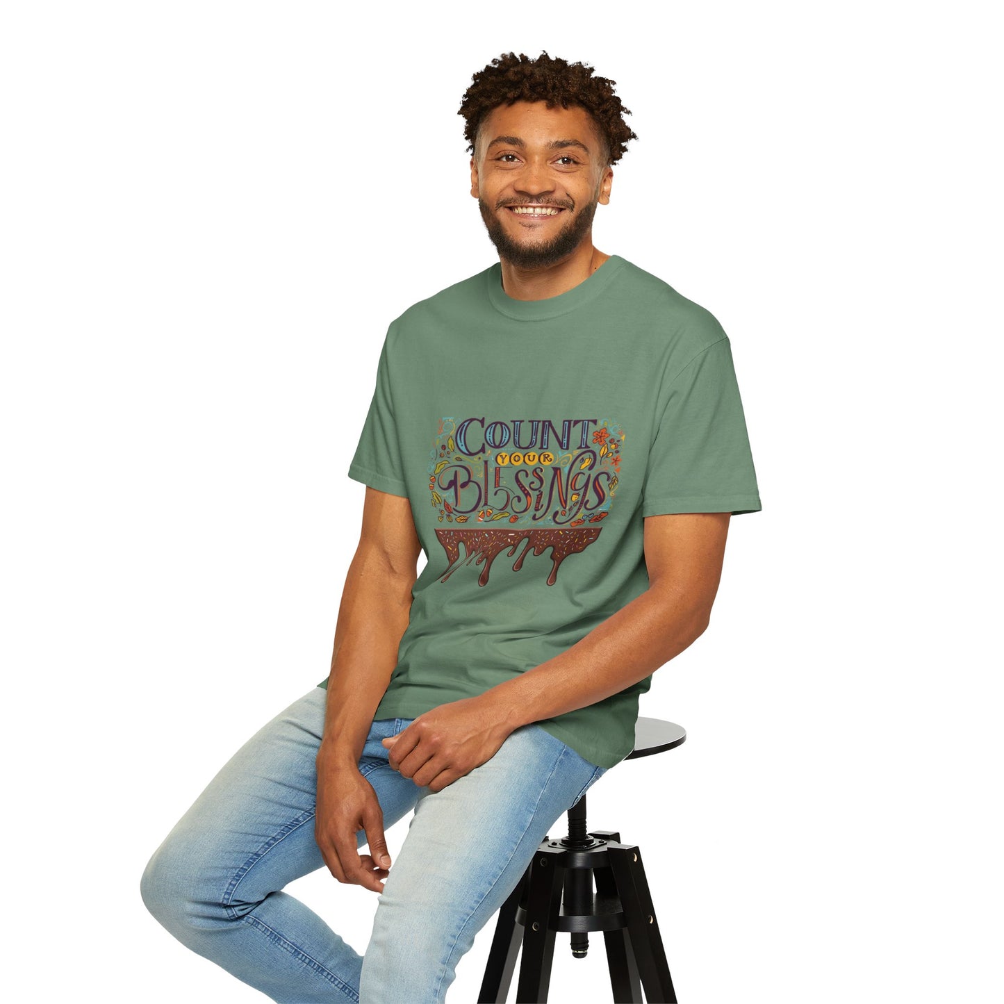 Count Your Blessings T-Shirt, Inspirational Tee, Unisex Shirt for Gifts, Faith-based apparel, Casual Wear, Everyday Style