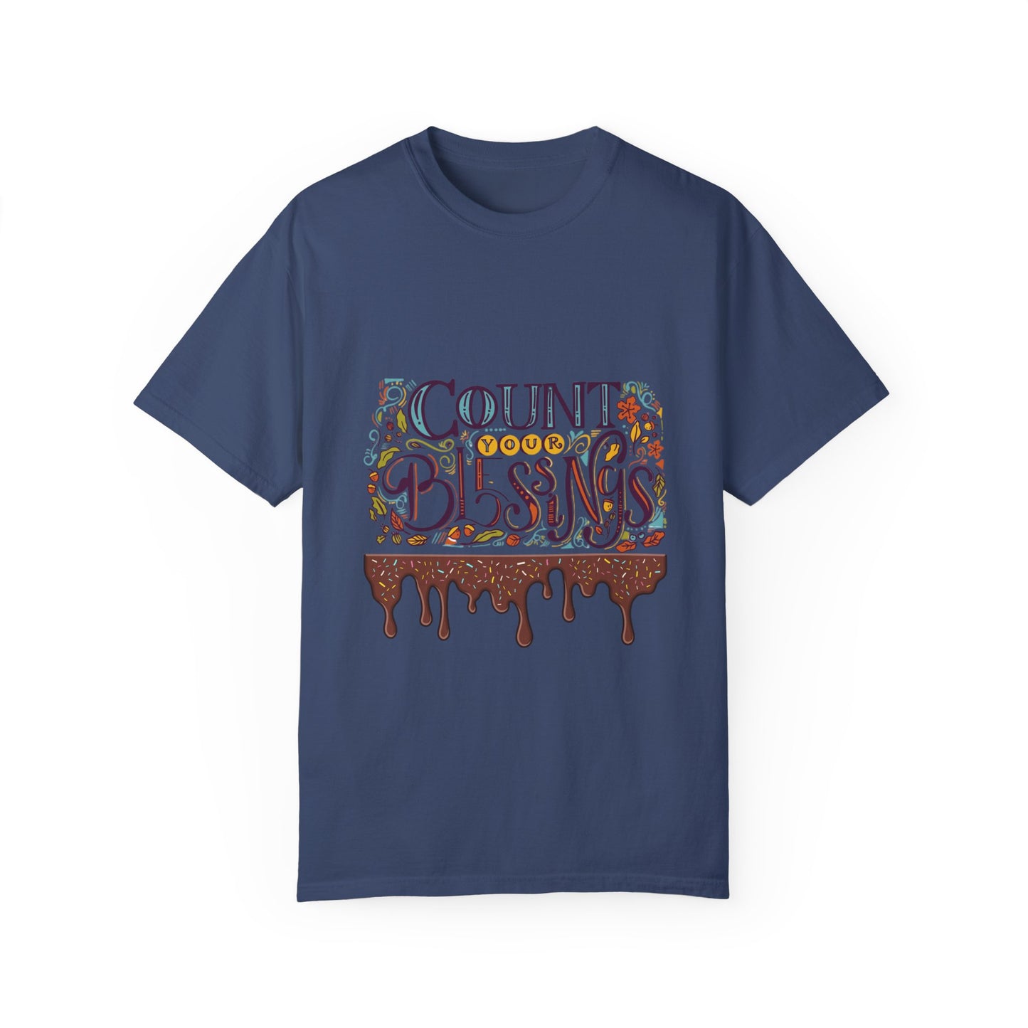 Count Your Blessings T-Shirt, Inspirational Tee, Unisex Shirt for Gifts, Faith-based apparel, Casual Wear, Everyday Style