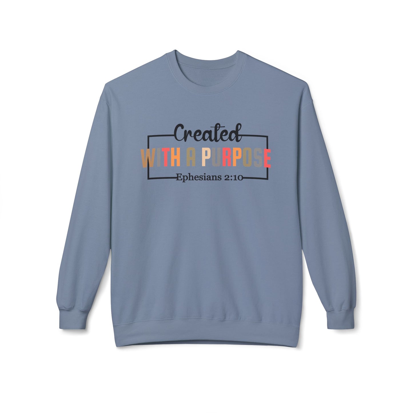 Motivational Unisex Sweatshirt | Ephesians 2:10 Bible Verse | Cozy Faith Apparel
