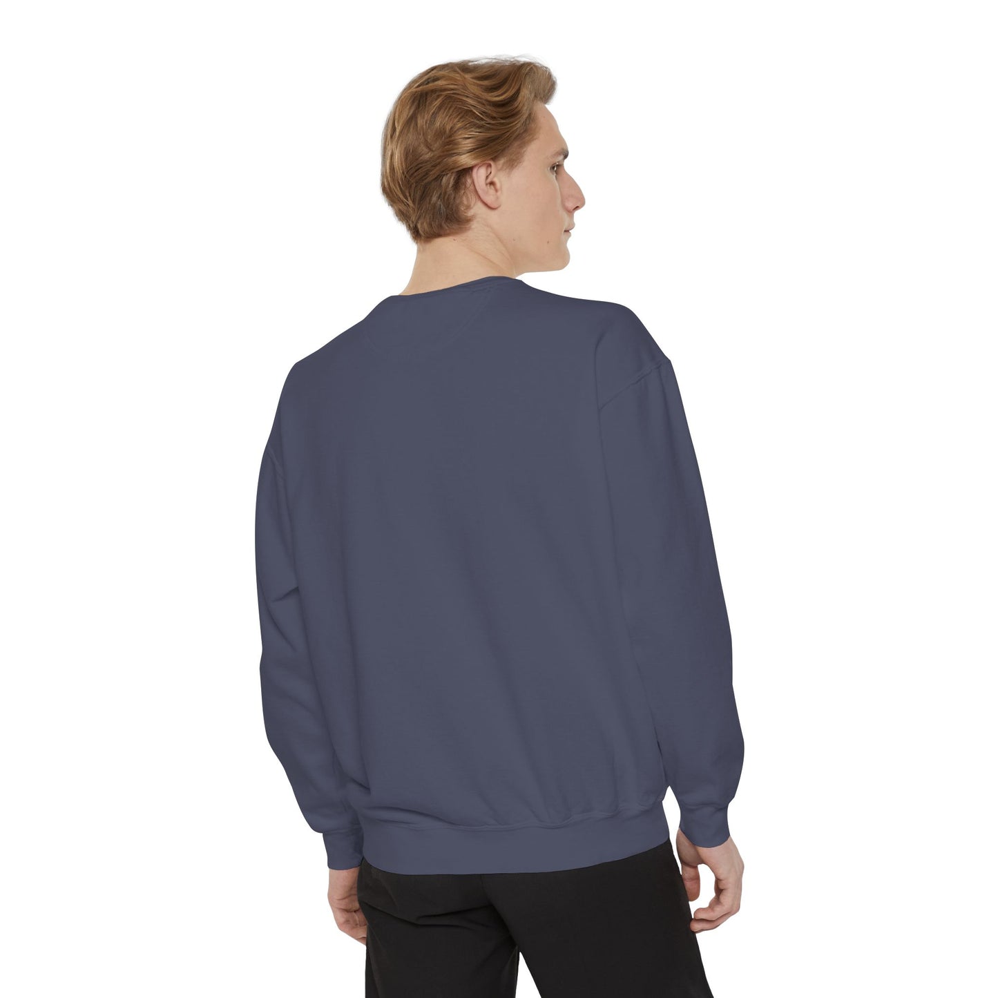 Positive Garment-Dyed Sweatshirt - Inspirational Motivational Jumper Cozy Crewneck