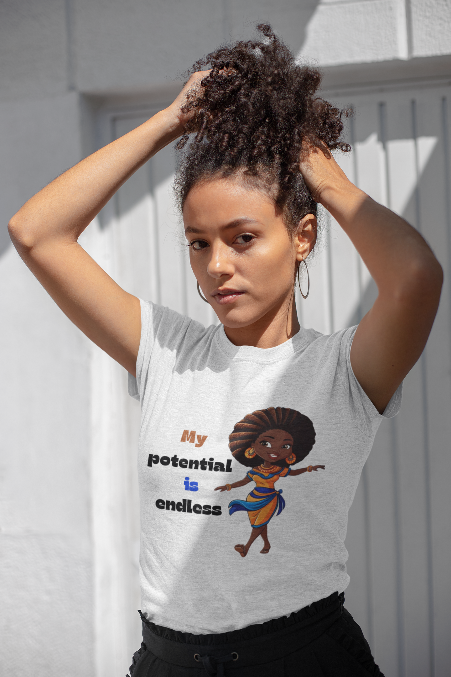 Empowering Graphic Tee - Unisex Polo Shirt