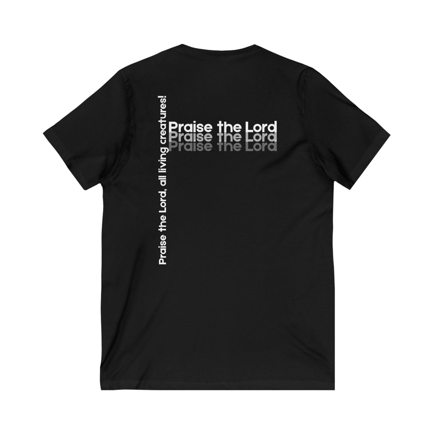 V-Neck Tee – Faith-Based Unisex Christian Shirt Gift for Worship & Everyday Wear
