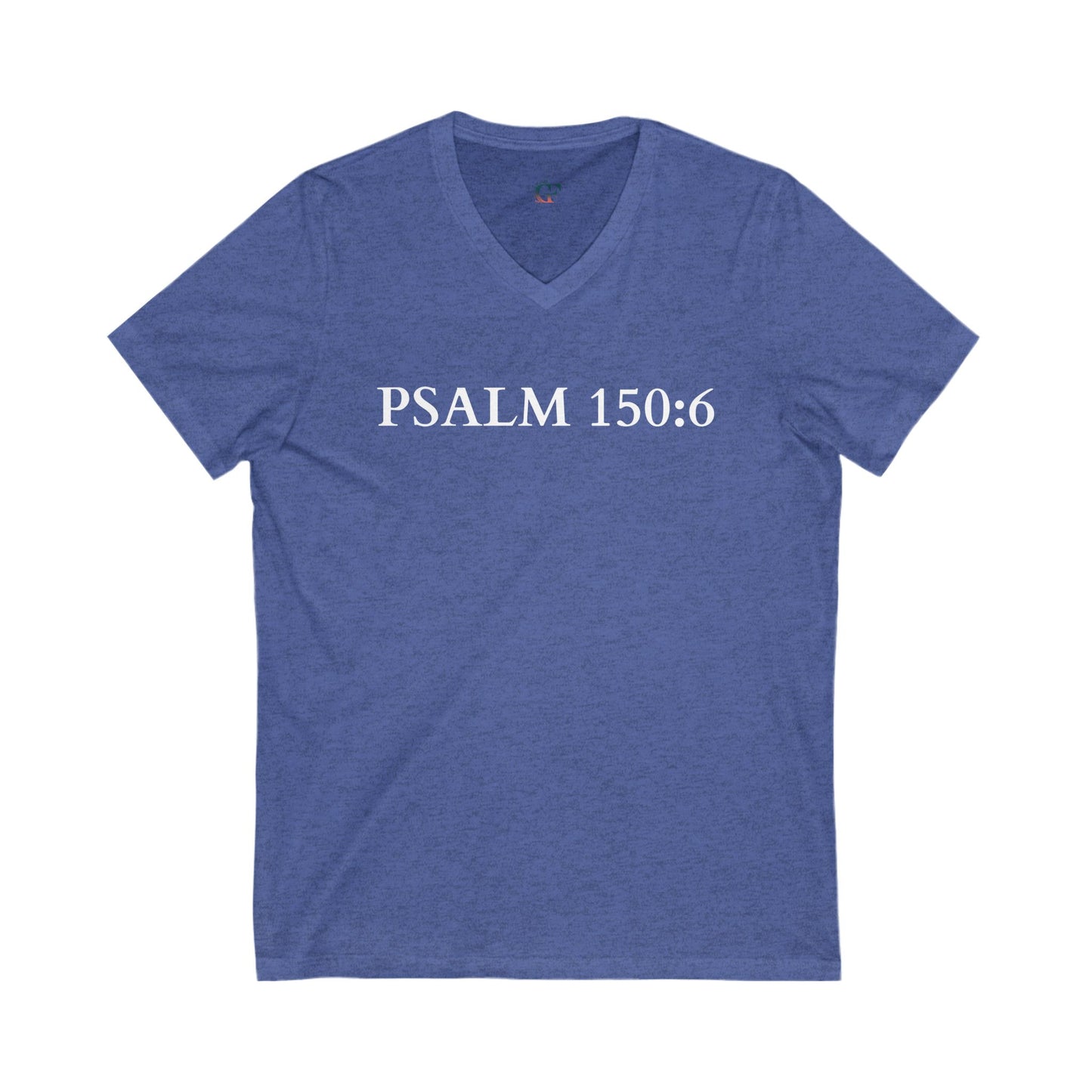 V-Neck Tee – Faith-Based Unisex Christian Shirt Gift for Worship & Everyday Wear