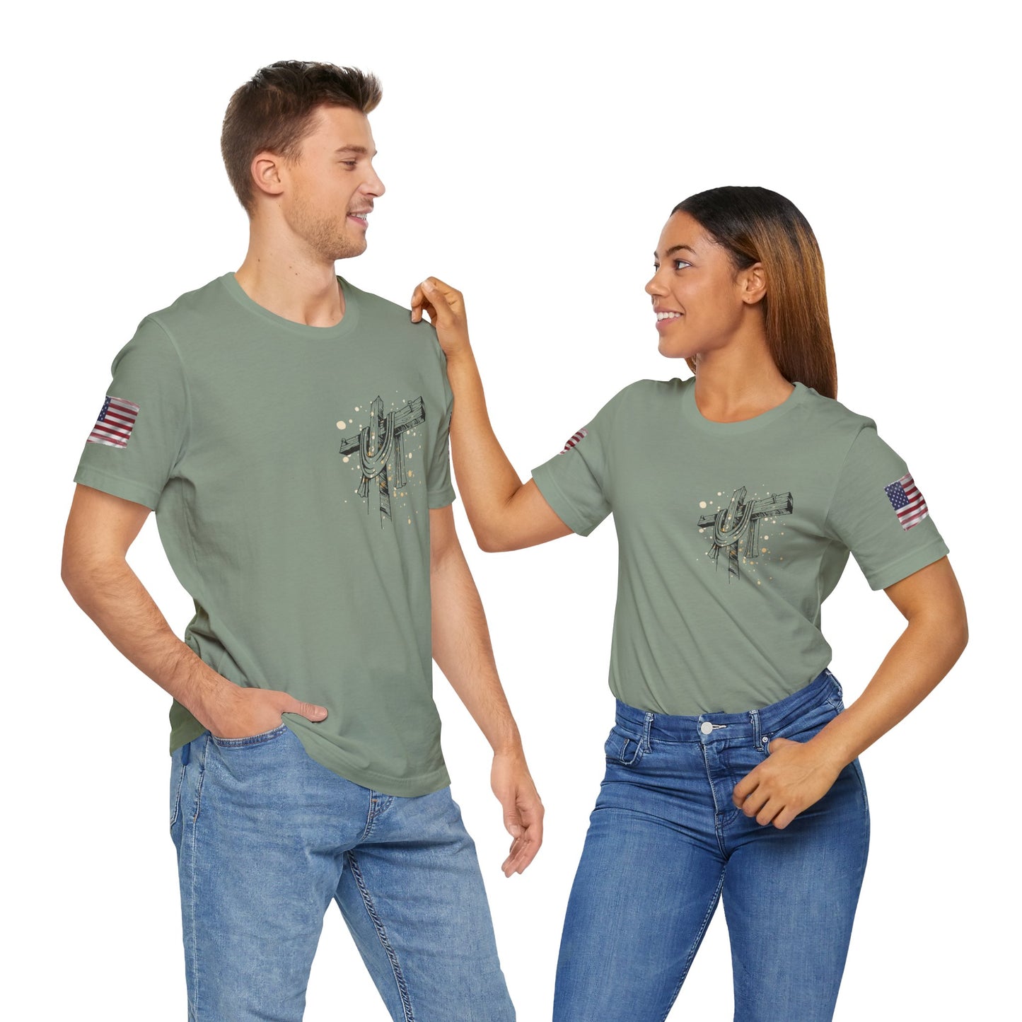 Patriotic USA Graphic T-Shirt β Unisex Red, White & Blue Tee | Independence Day, Memorial Day, Veteran Gift | Summer Americana Shirt