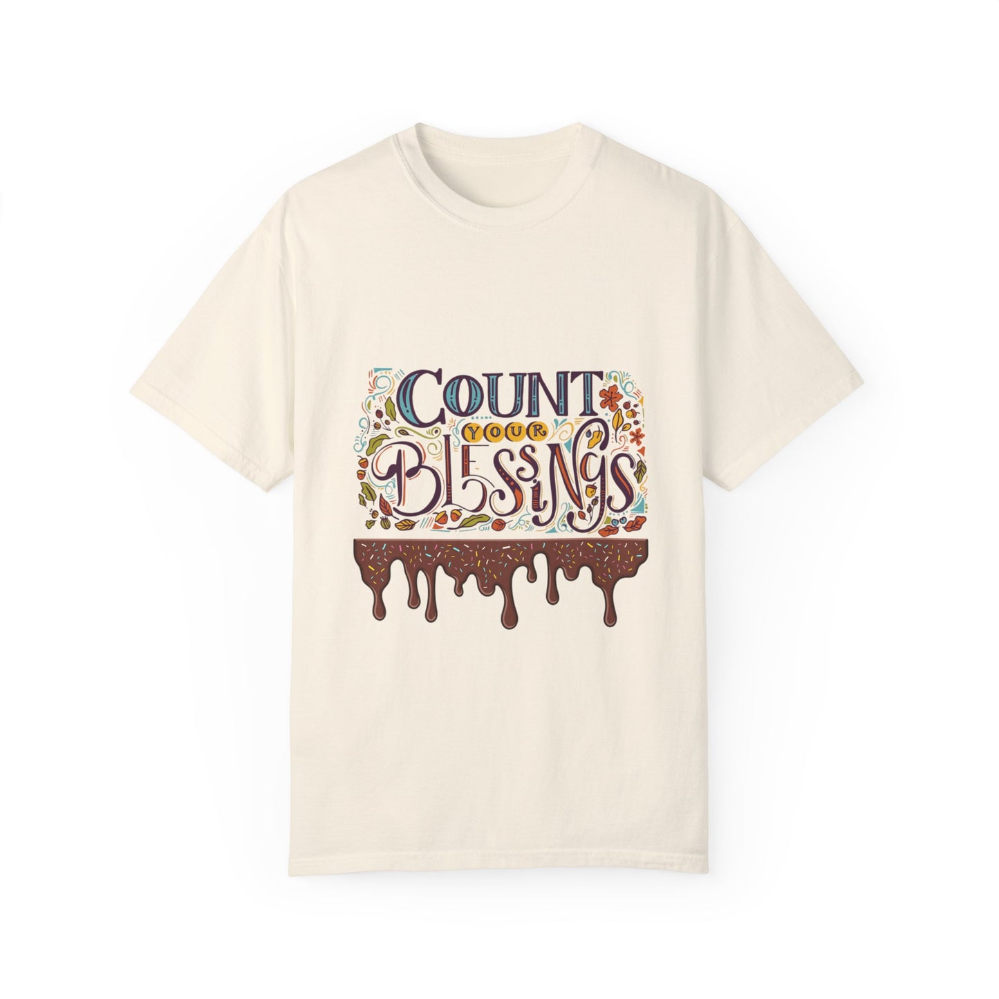 Count Your Blessings T-Shirt, Inspirational Tee, Unisex Shirt for Gifts, Faith-based apparel, Casual Wear, Everyday Style