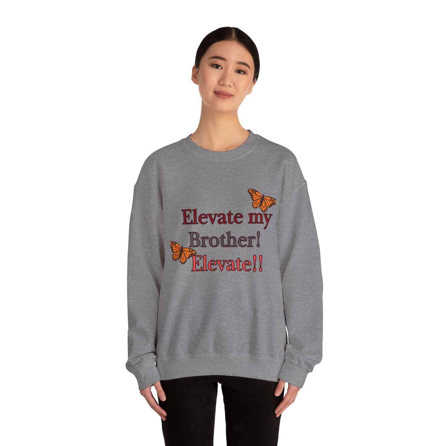 Butterfly Crewneck Sweatshirt - Unisex Inspirational Wear