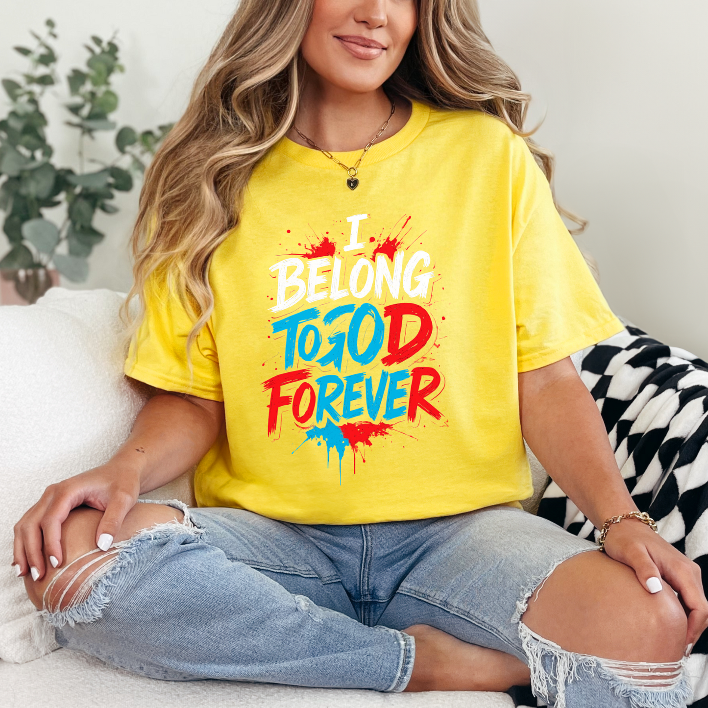 Unisex T-Shirt with 'To God Forever' Design | Inspirational Apparel, Faith Merchandise, Spiritual T-Shirt, Gift for Believers, Casual Wear
