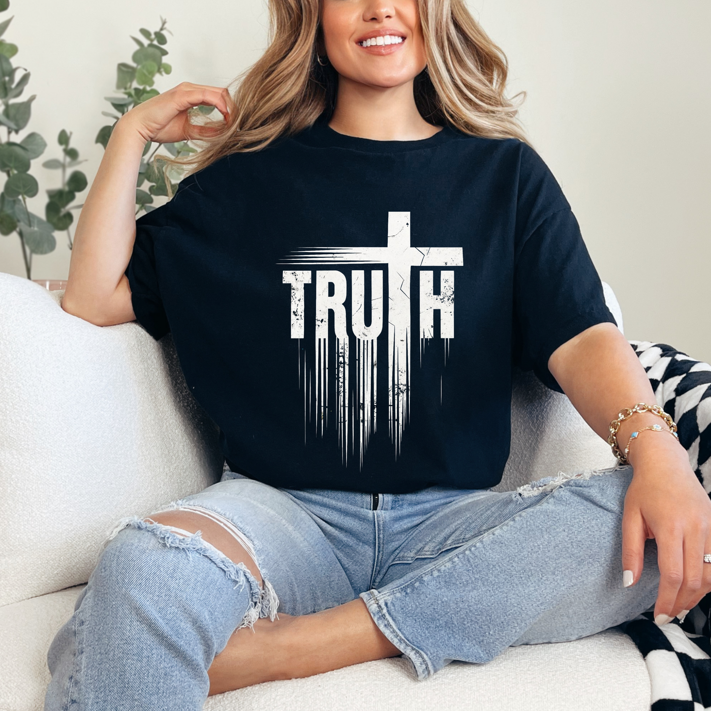 Inspirational Gift for Men & Women Truth Christian Tshirt Bible Verse Shirt Christian T-Shirt Faith-Based Tee Bible Shirt