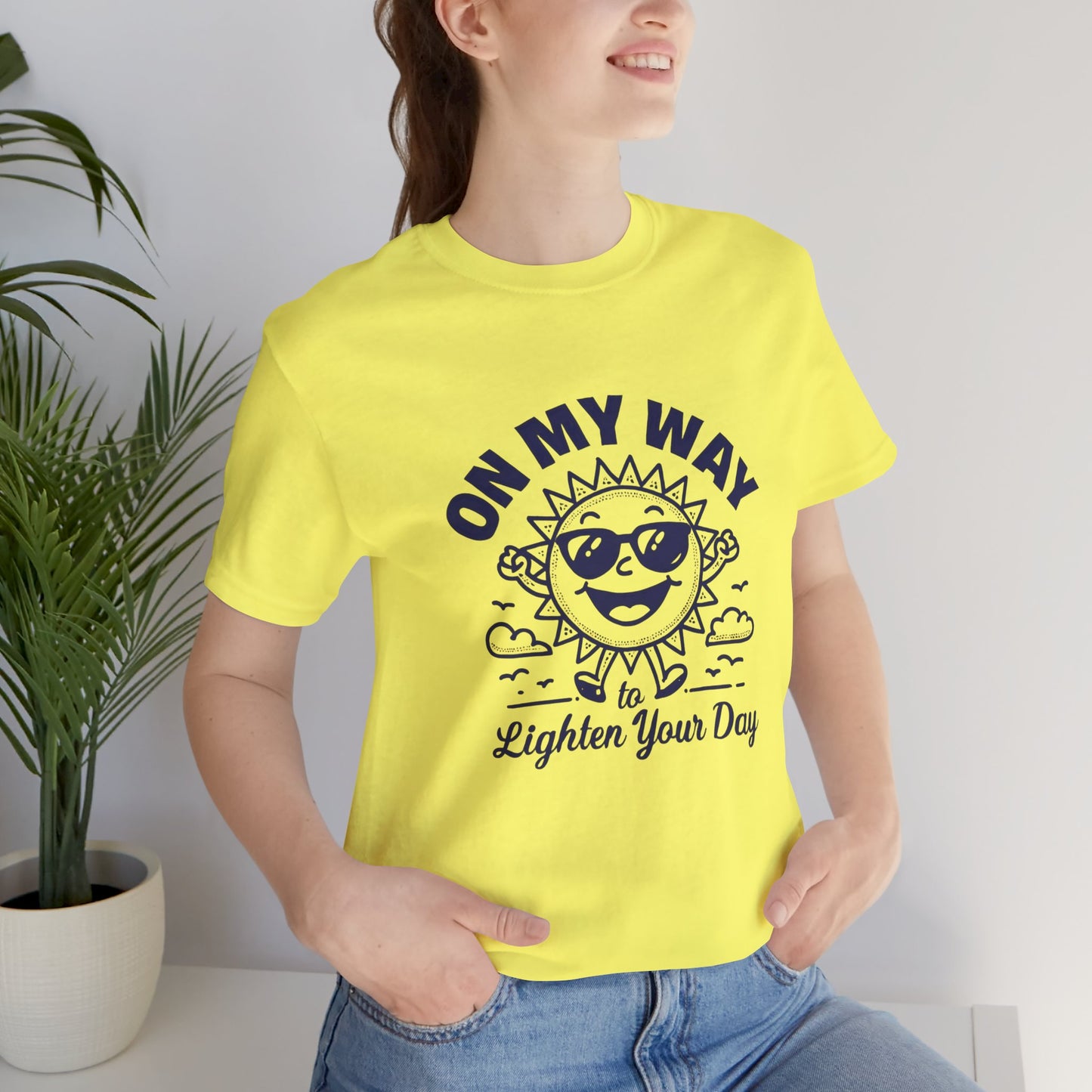 Sunny Vibes T-Shirt – Unisex Graphic Tee for Summer | Funny Casual Shirt, Gift for Friends, Positive Mood Tee