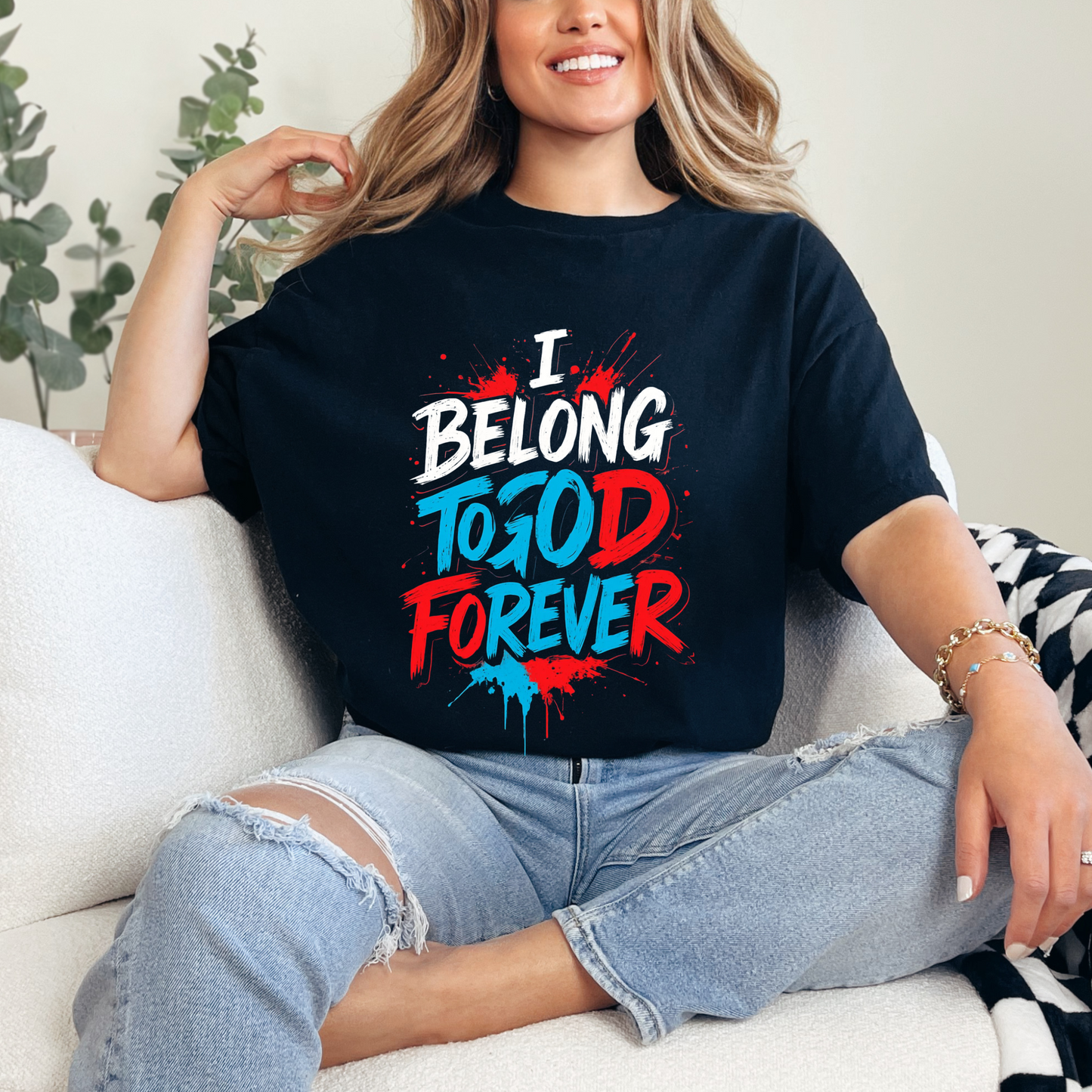 Unisex T-Shirt with 'To God Forever' Design | Inspirational Apparel, Faith Merchandise, Spiritual T-Shirt, Gift for Believers, Casual Wear