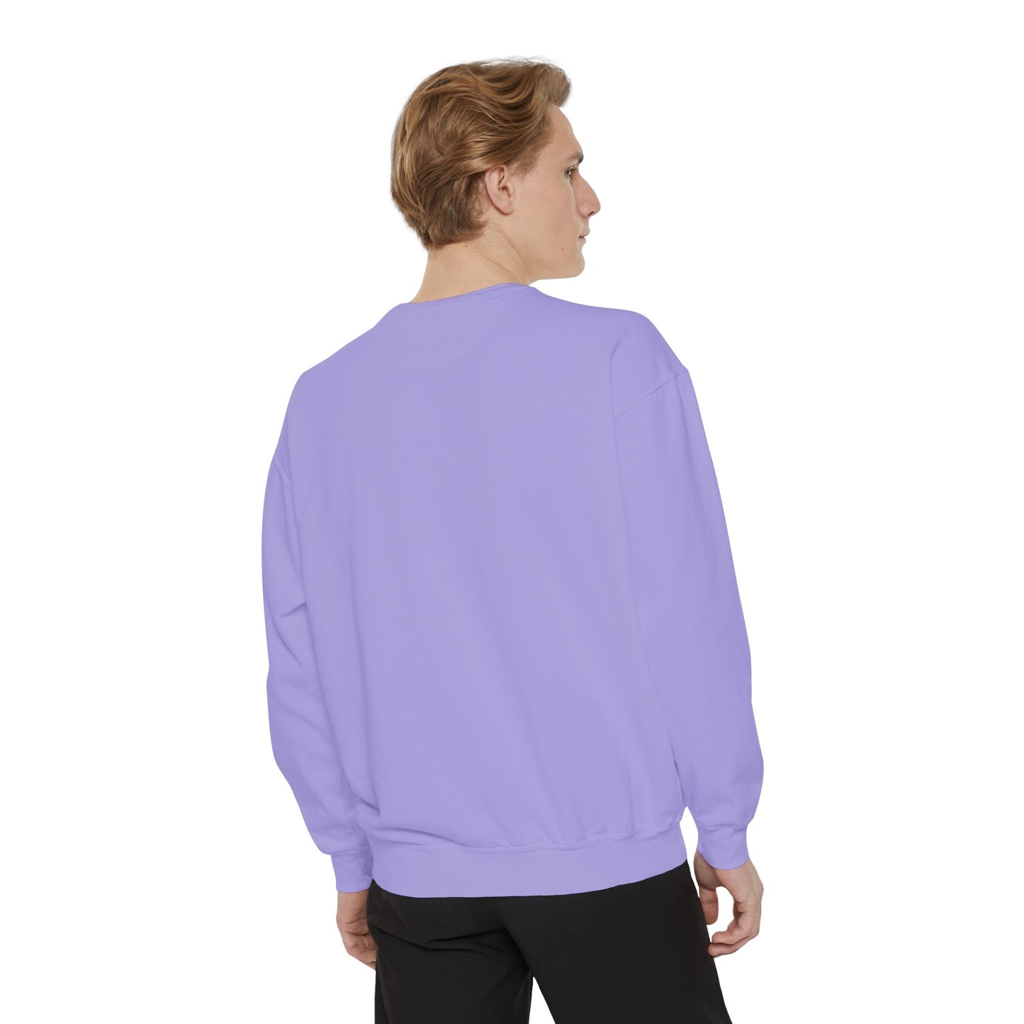 Positive Garment-Dyed Sweatshirt - Inspirational Motivational Jumper Cozy Crewneck