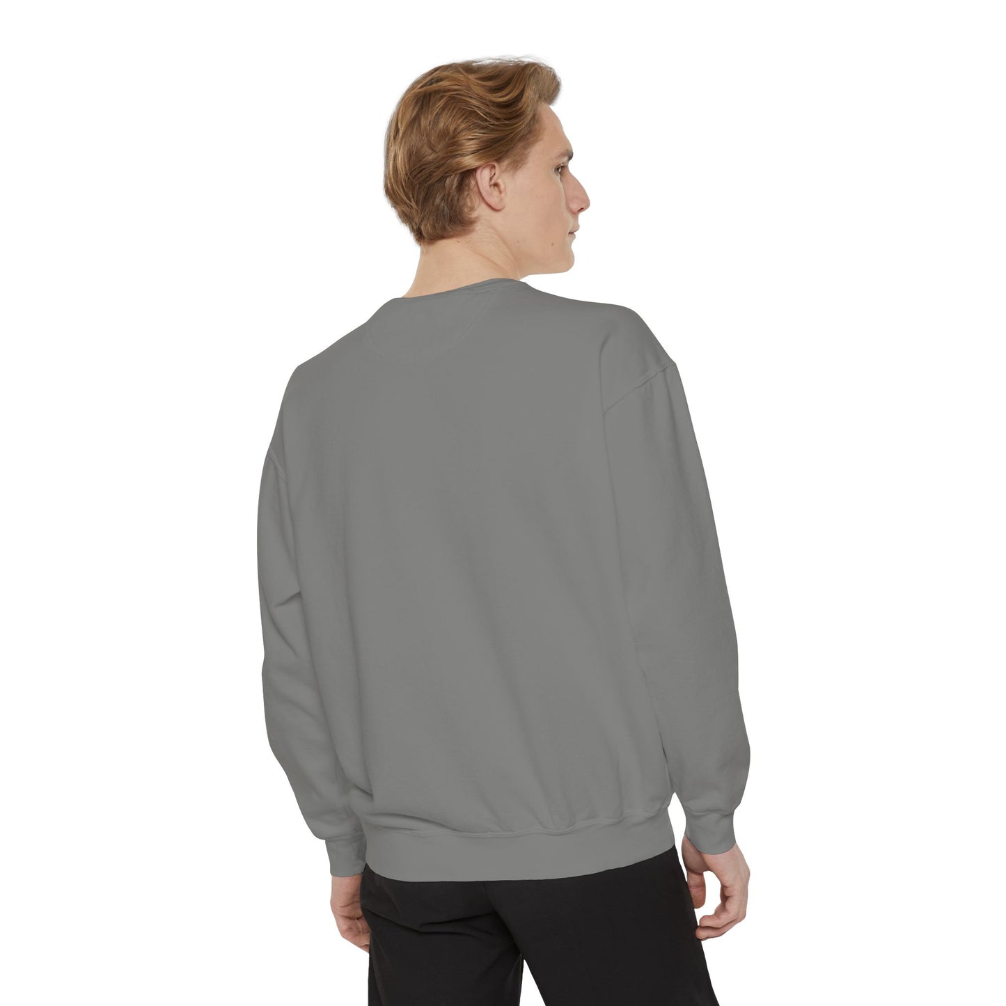 Positive Garment-Dyed Sweatshirt - Inspirational Motivational Jumper Cozy Crewneck