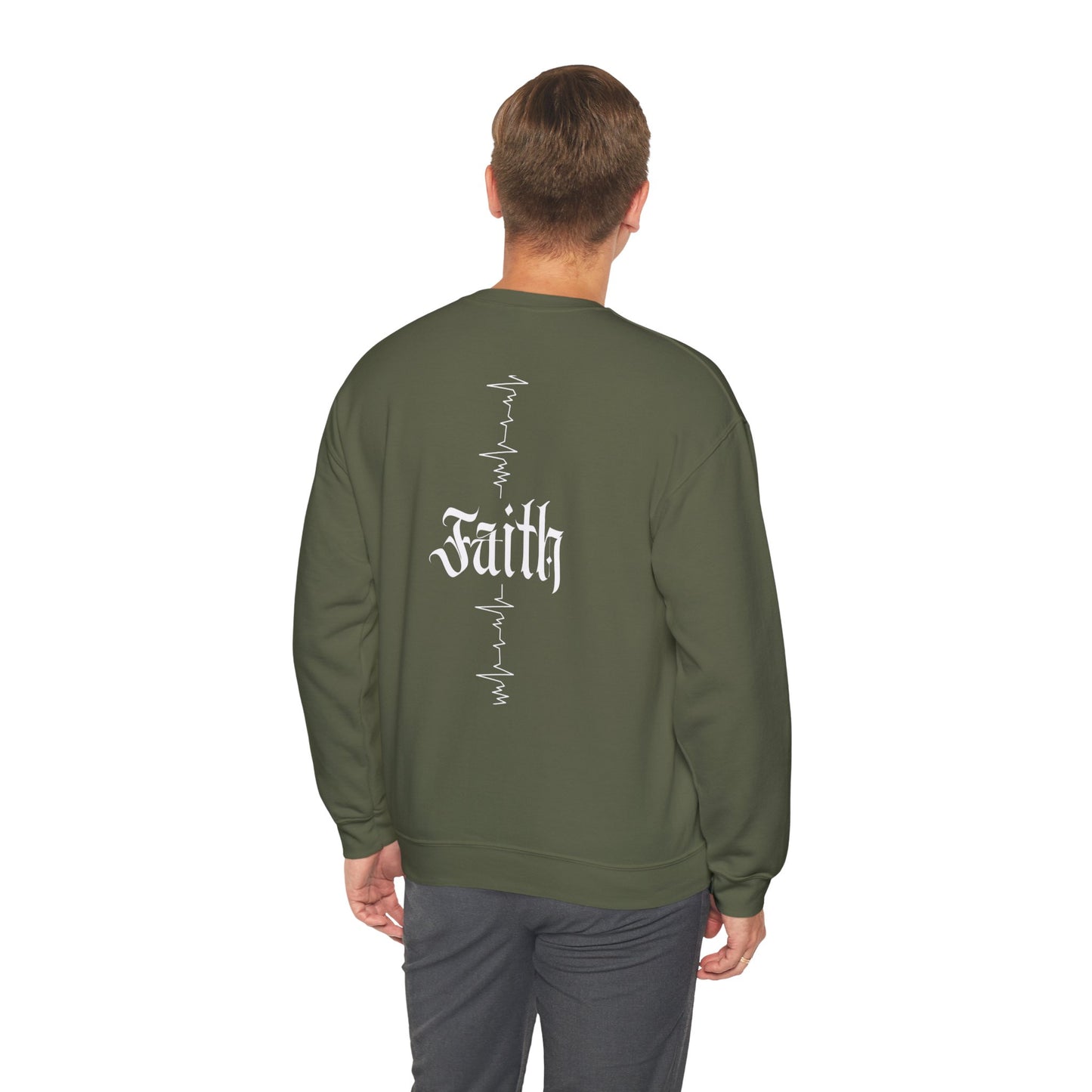 Manifesting Faith Crewneck Sweatshirt – Unisex Christian Comfort Wear | Inspirational Spiritual Gift | Cozy Faith-Based Loungewear