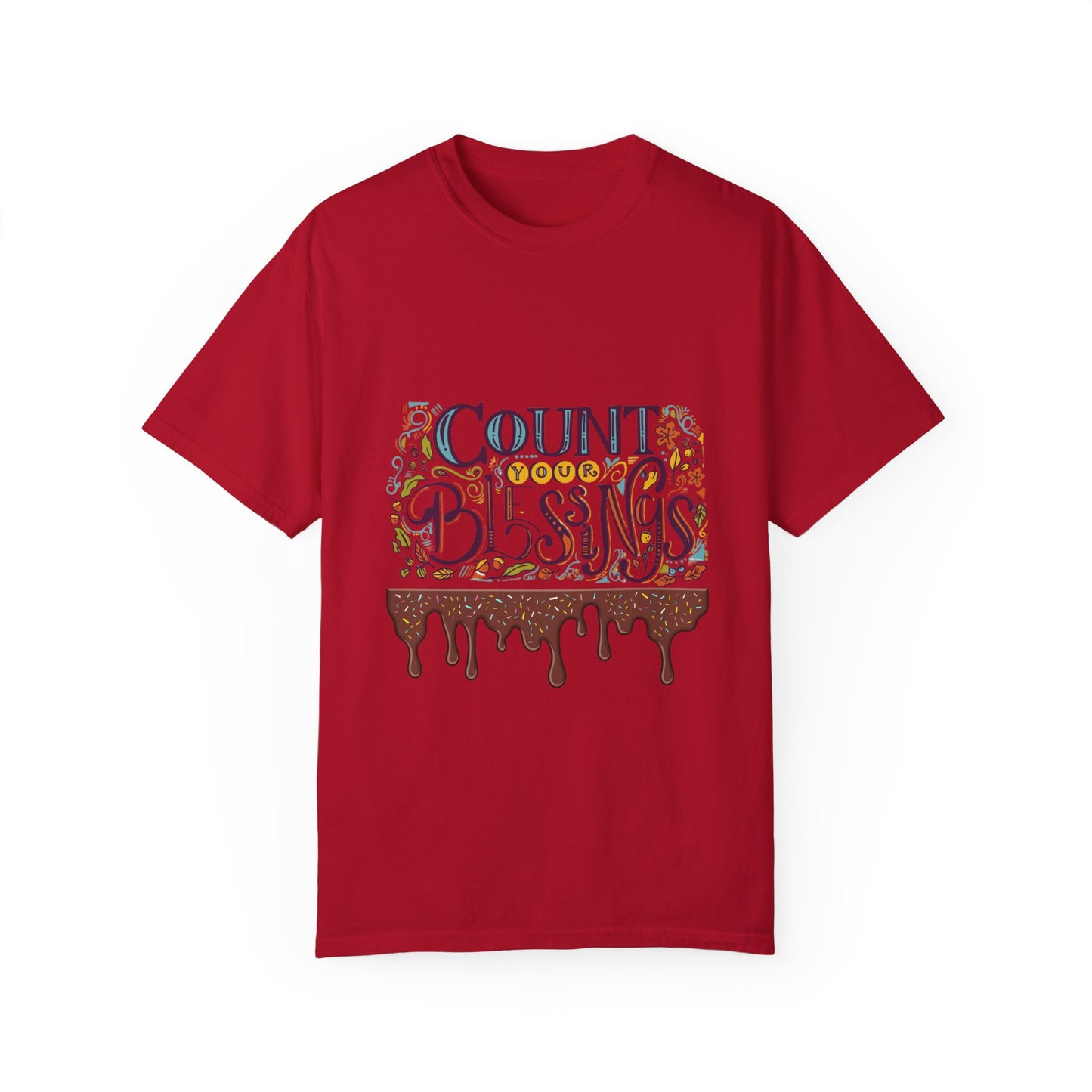 Count Your Blessings T-Shirt, Inspirational Tee, Unisex Shirt for Gifts, Faith-based apparel, Casual Wear, Everyday Style