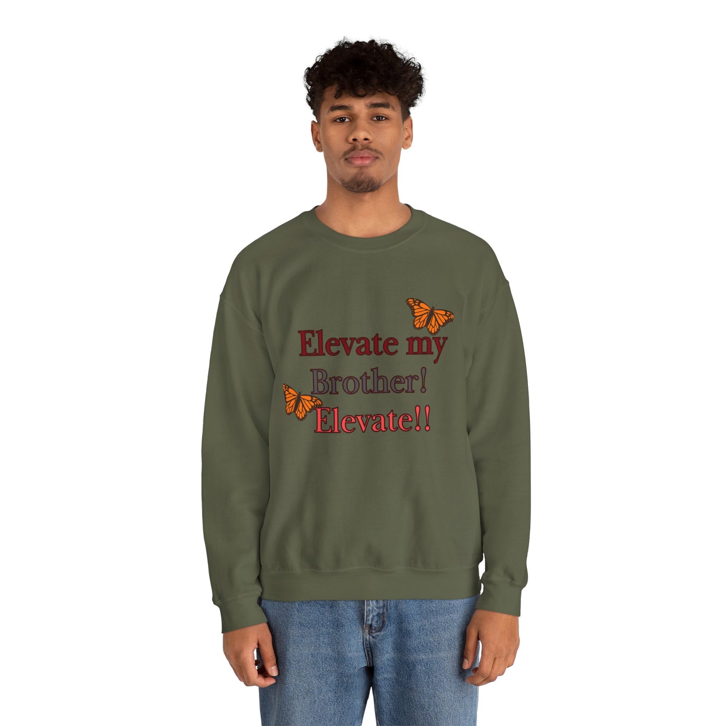 Butterfly Crewneck Sweatshirt - Unisex Inspirational Wear
