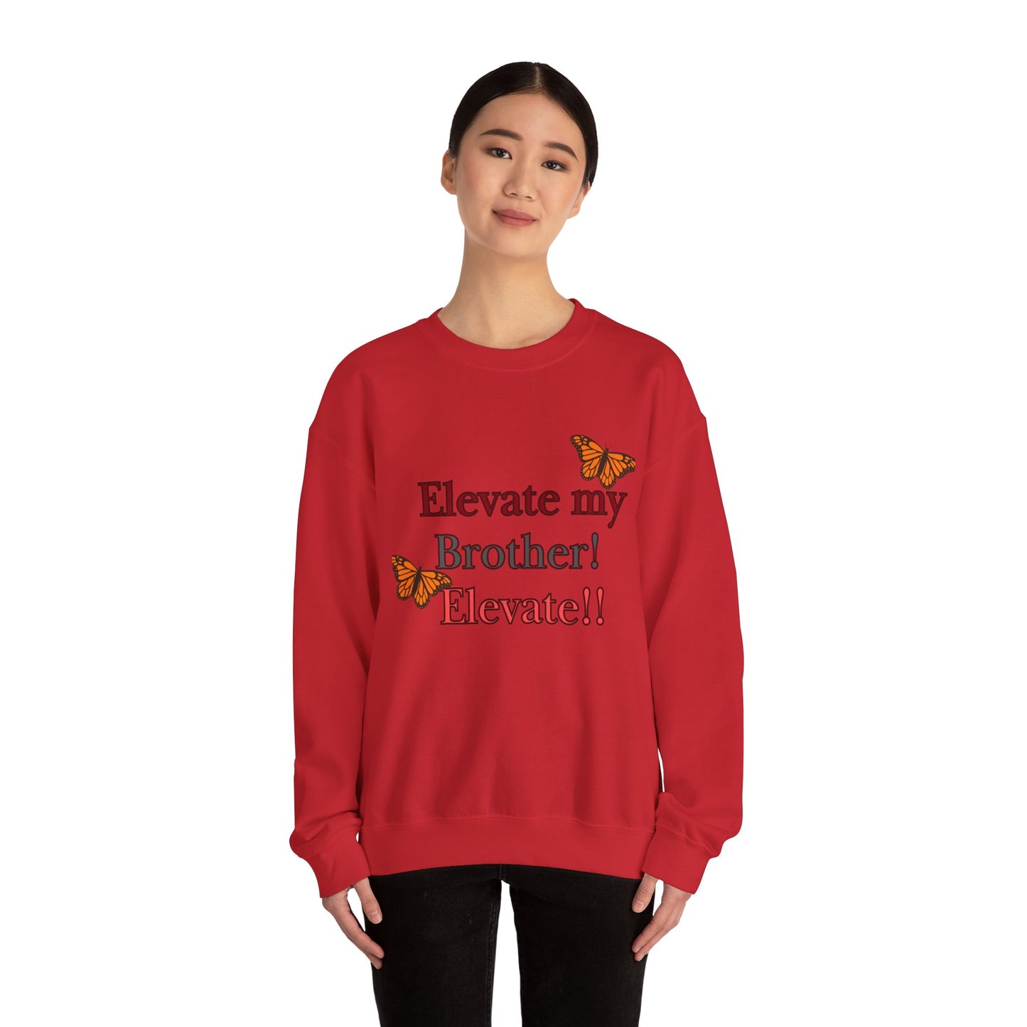 Butterfly Crewneck Sweatshirt - Unisex Inspirational Wear
