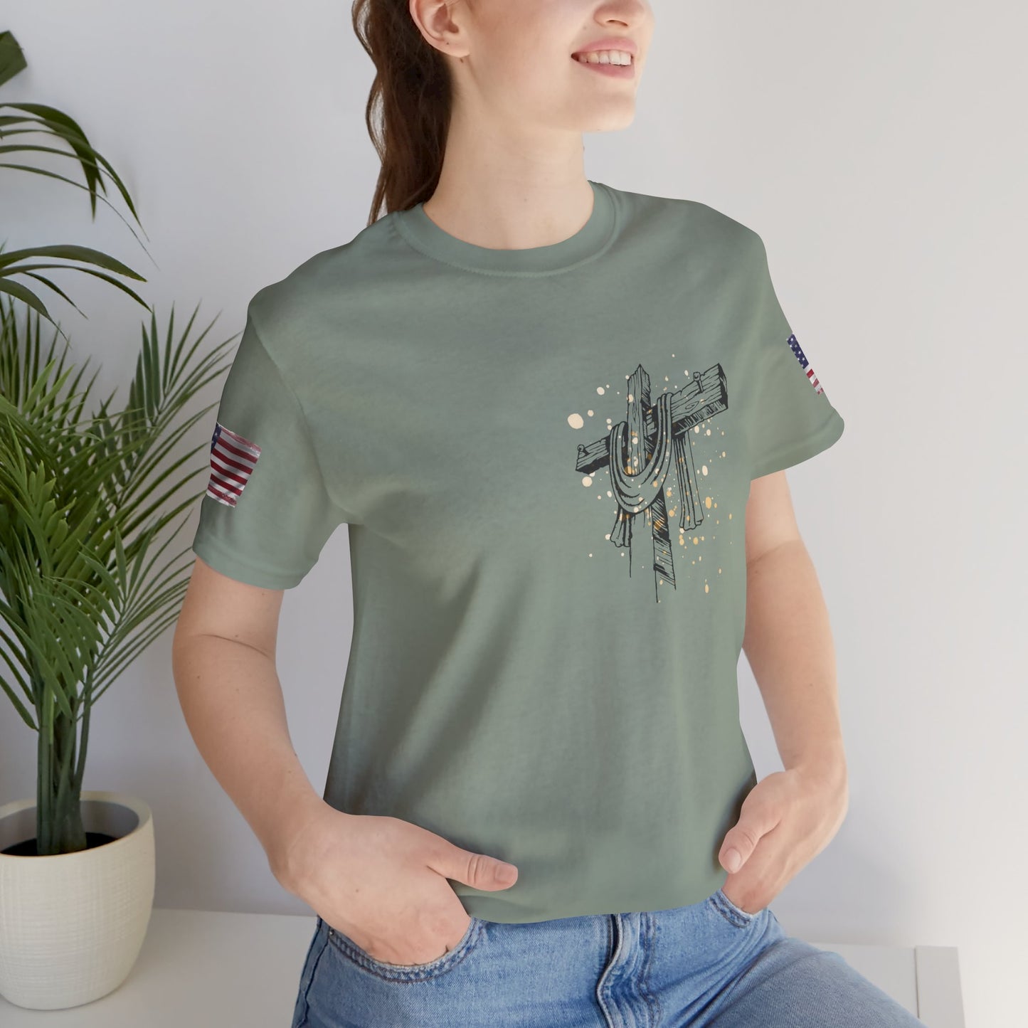Patriotic USA Graphic T-Shirt β Unisex Red, White & Blue Tee | Independence Day, Memorial Day, Veteran Gift | Summer Americana Shirt