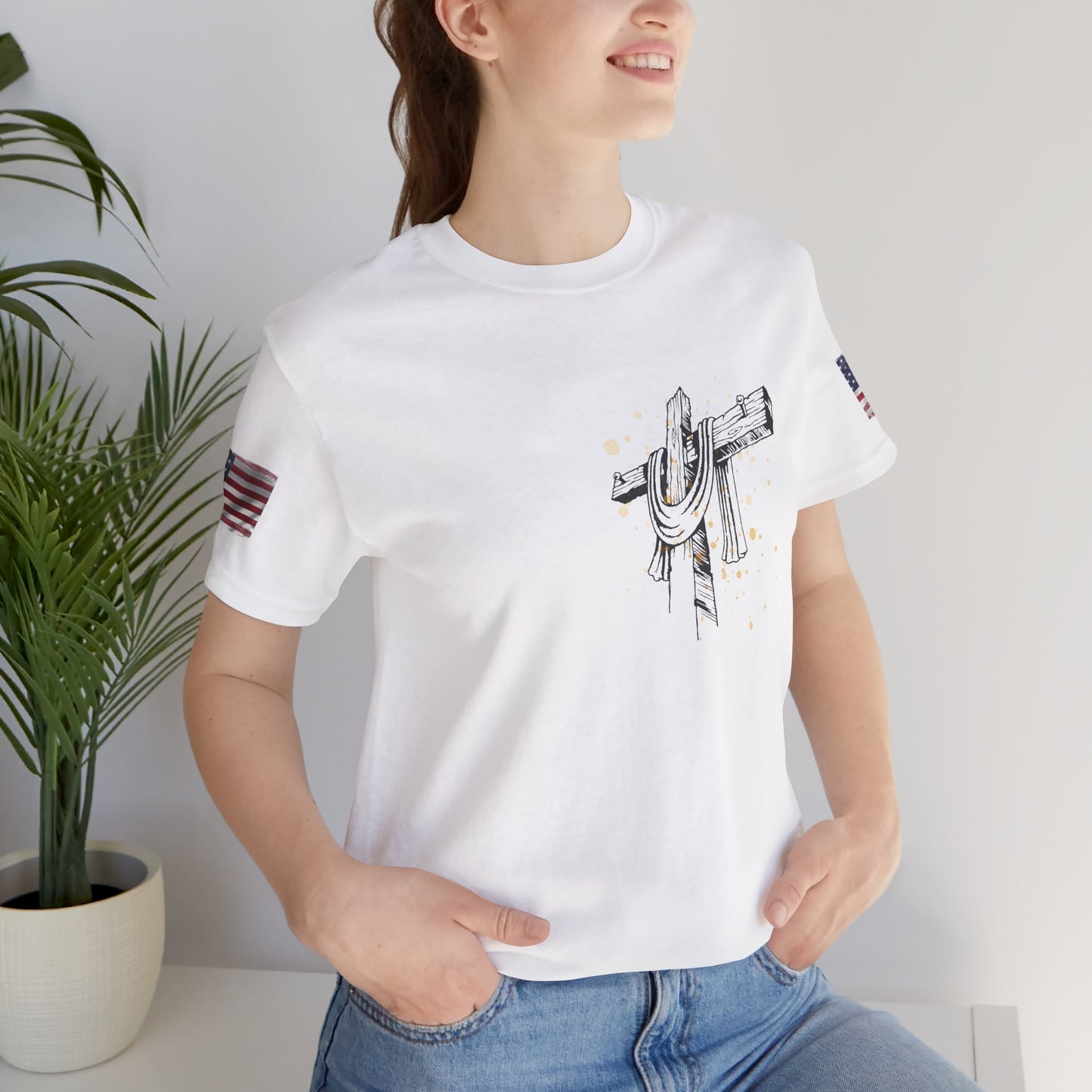 Patriotic USA Graphic T-Shirt β Unisex Red, White & Blue Tee | Independence Day, Memorial Day, Veteran Gift | Summer Americana Shirt