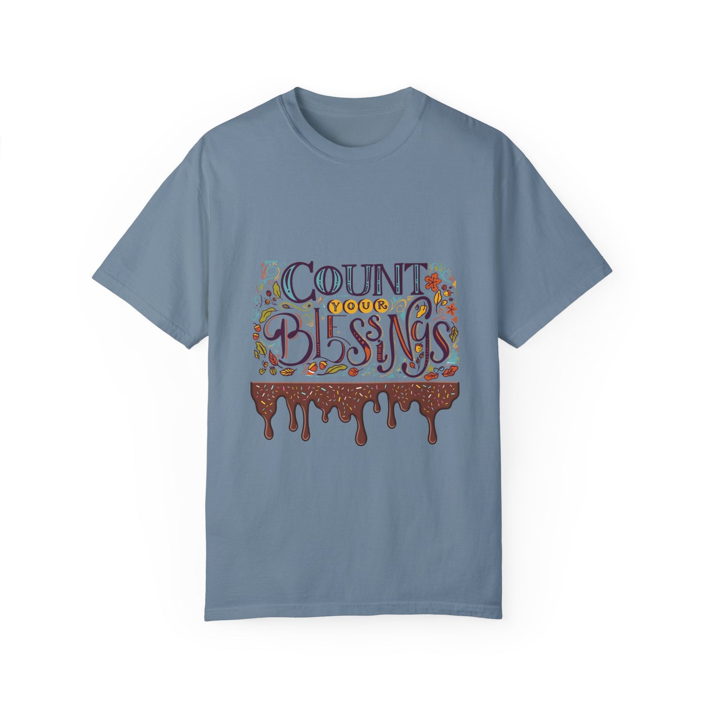 Count Your Blessings T-Shirt, Inspirational Tee, Unisex Shirt for Gifts, Faith-based apparel, Casual Wear, Everyday Style