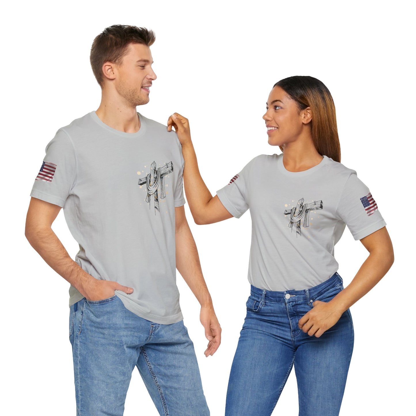 Patriotic USA Graphic T-Shirt β Unisex Red, White & Blue Tee | Independence Day, Memorial Day, Veteran Gift | Summer Americana Shirt