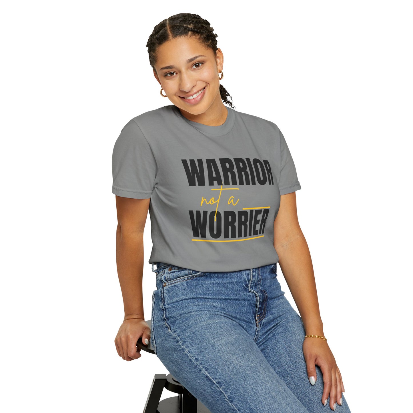 Warrior Not a Worrier T-Shirt - Motivational Unisex Tee
