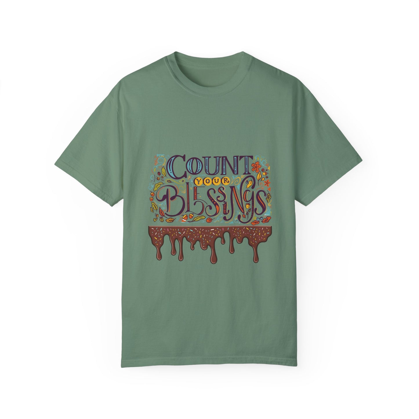 Count Your Blessings T-Shirt, Inspirational Tee, Unisex Shirt for Gifts, Faith-based apparel, Casual Wear, Everyday Style