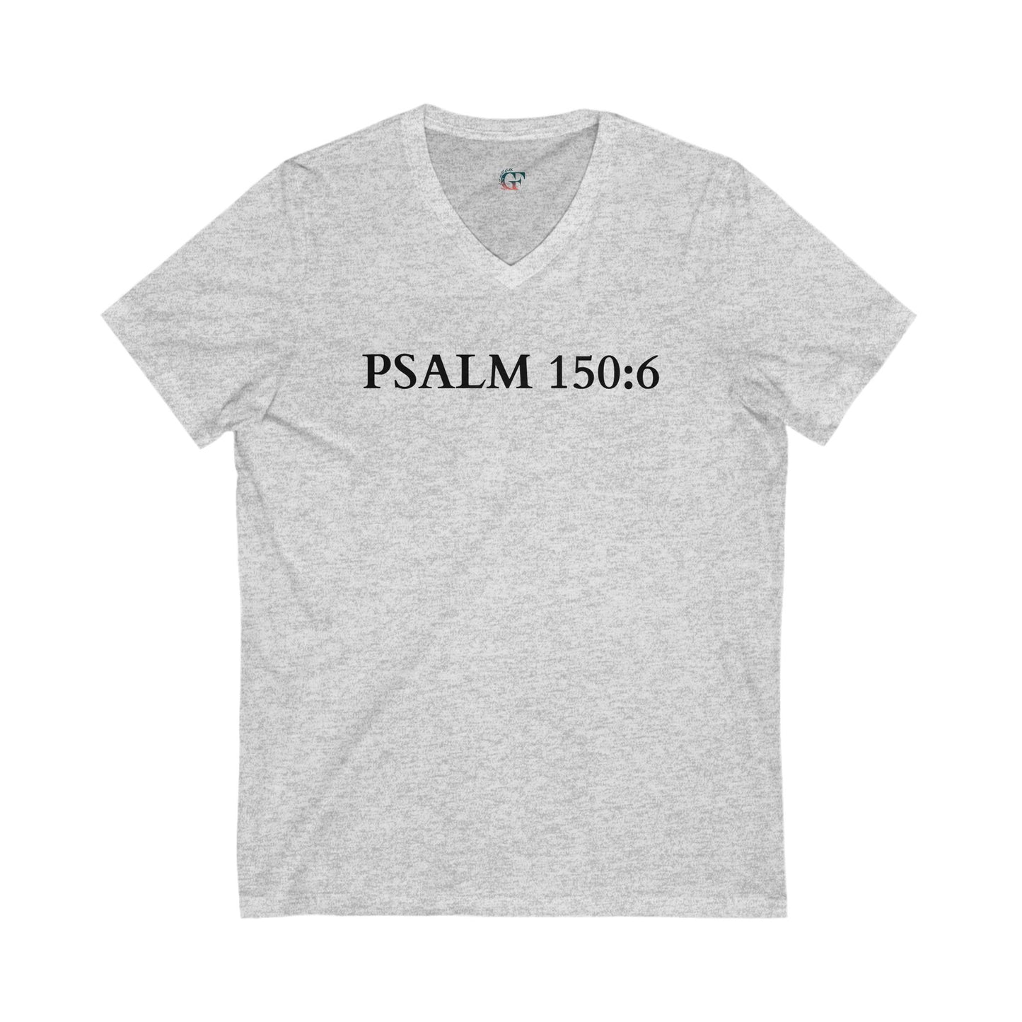 V-Neck Tee – Faith-Based Unisex Christian Shirt Gift for Worship & Everyday Wear