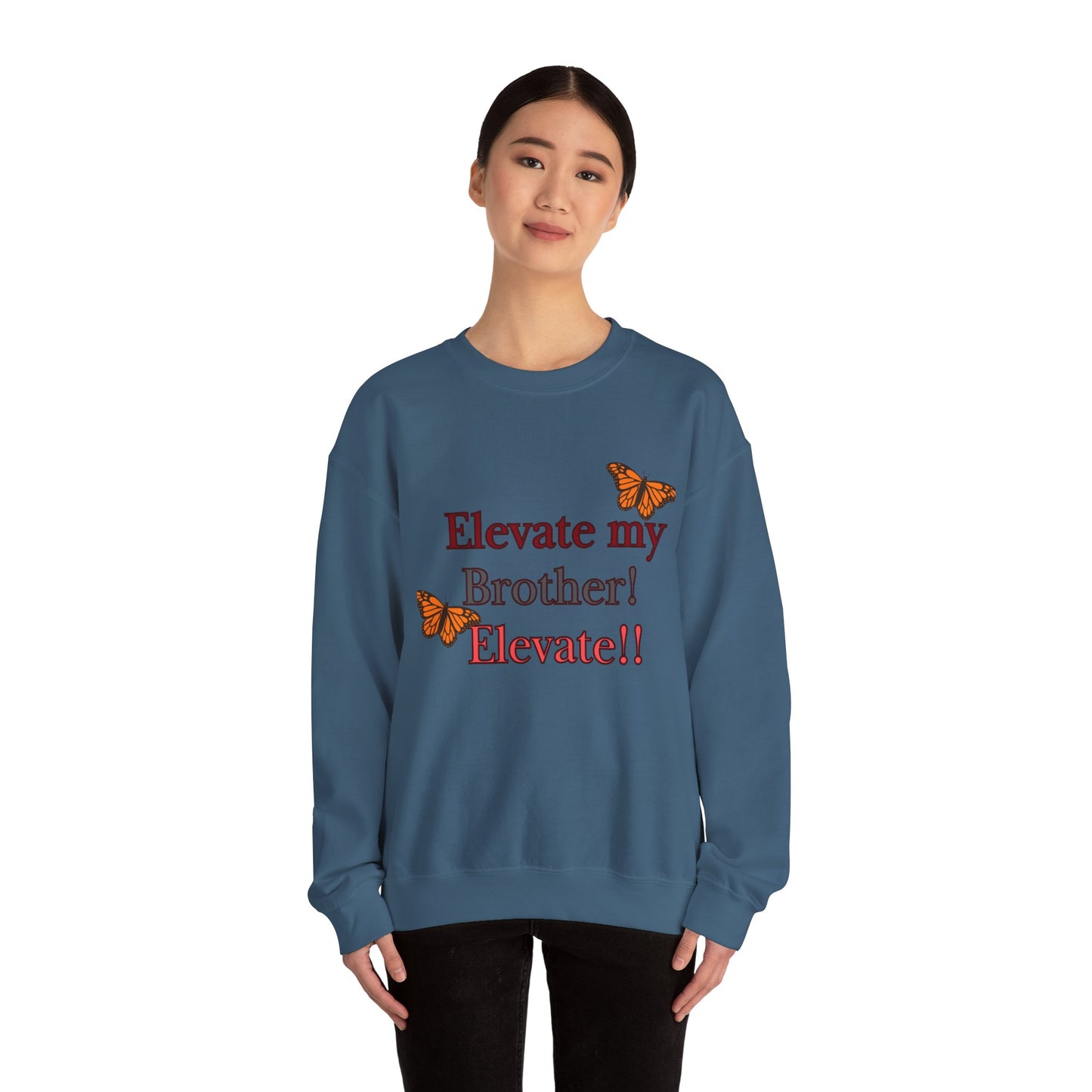 Butterfly Crewneck Sweatshirt - Unisex Inspirational Wear