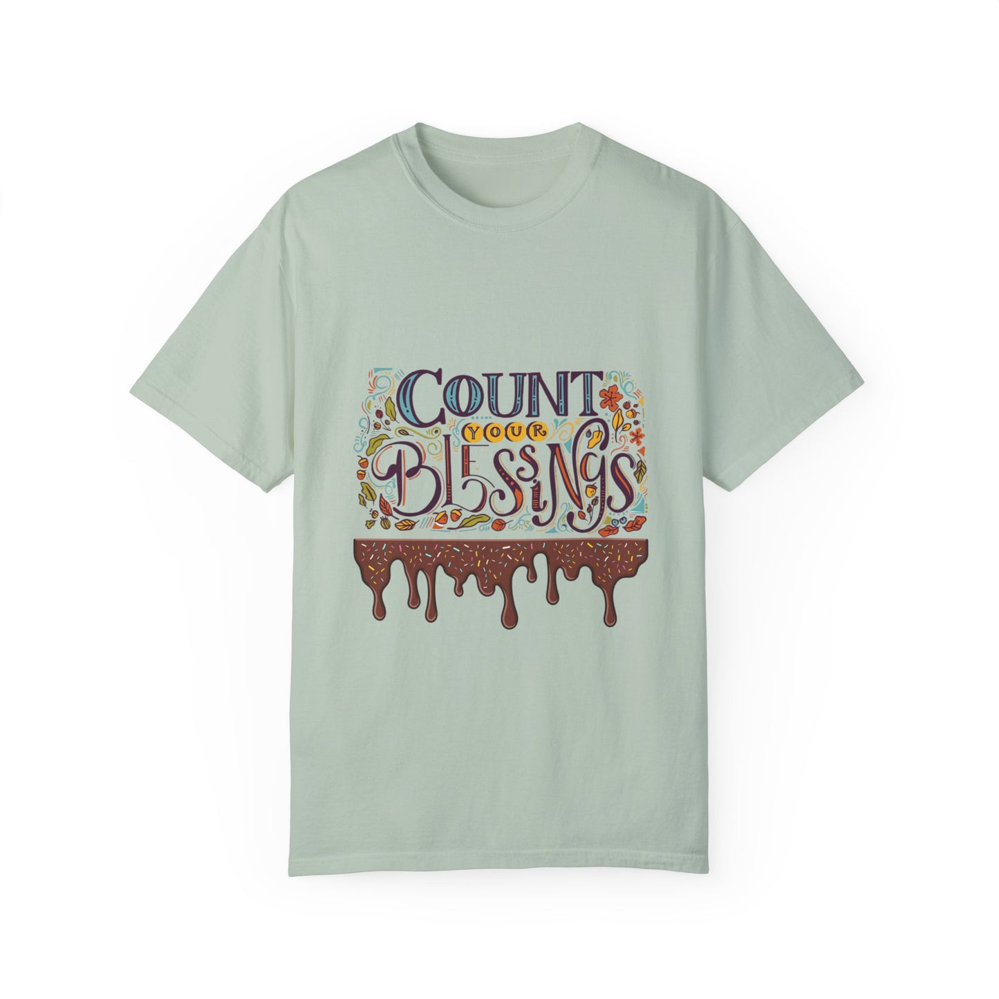 Count Your Blessings T-Shirt, Inspirational Tee, Unisex Shirt for Gifts, Faith-based apparel, Casual Wear, Everyday Style