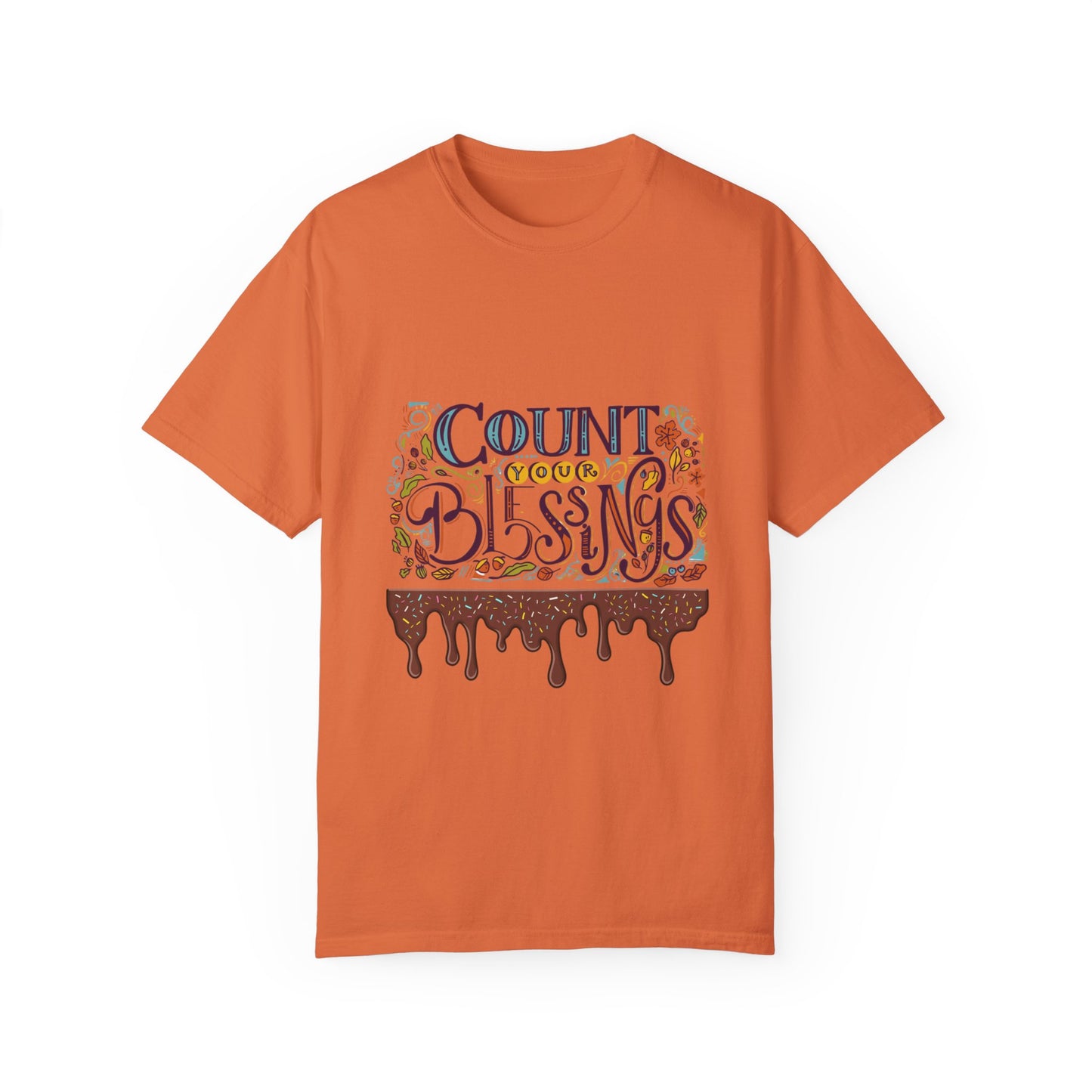 Count Your Blessings T-Shirt, Inspirational Tee, Unisex Shirt for Gifts, Faith-based apparel, Casual Wear, Everyday Style