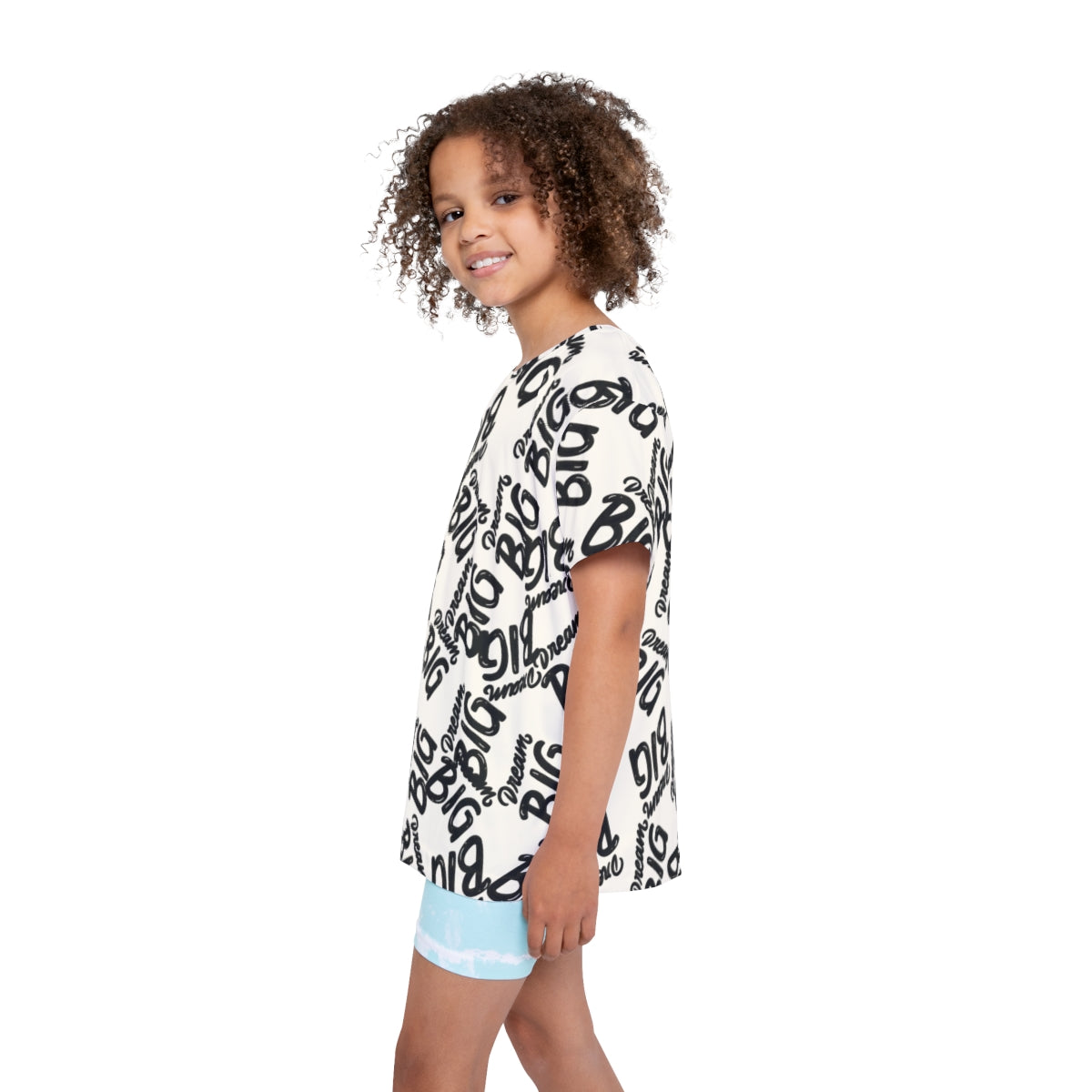Kids Sports Jersey - 'Dream Big' Motivational Tee