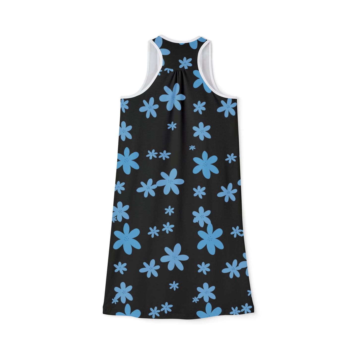 Floral Racerback Summer Dress – Women’s Lightweight Sleeveless Dress | Casual Beach Outfit | Bridesmaid & Vacation Ready Look