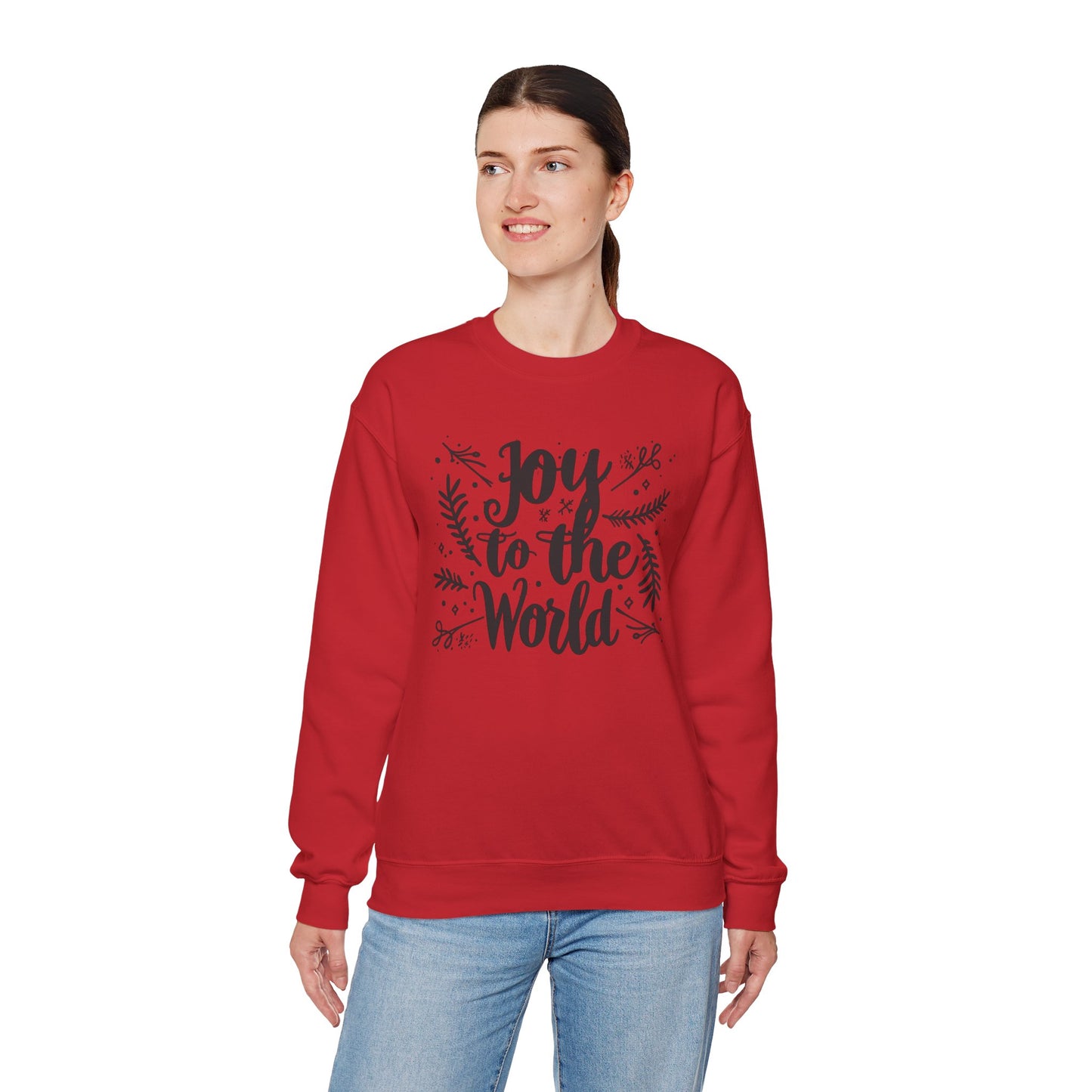 Christmas Joy to the World Crewneck Sweatshirt