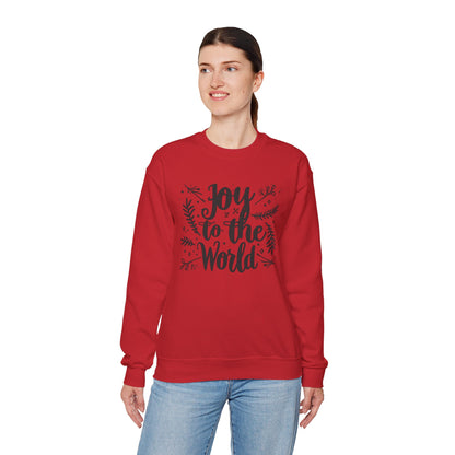Christmas Joy to the World Crewneck Sweatshirt